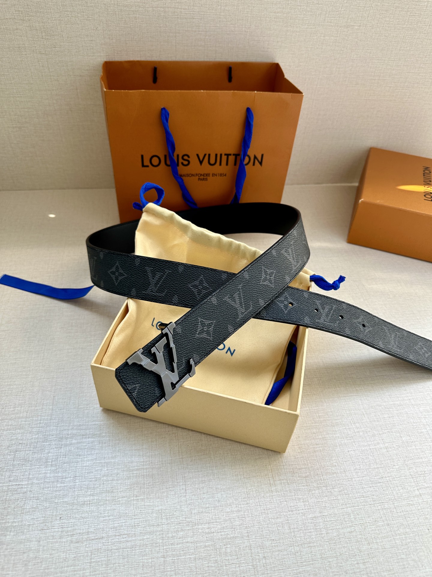 Louis Vuitton Basic Belt Canvas M-l