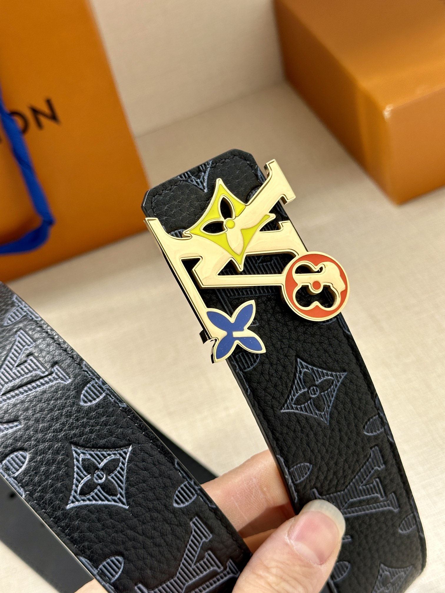 Louis Vuitton Basic Belt Cow Leather S-m-l