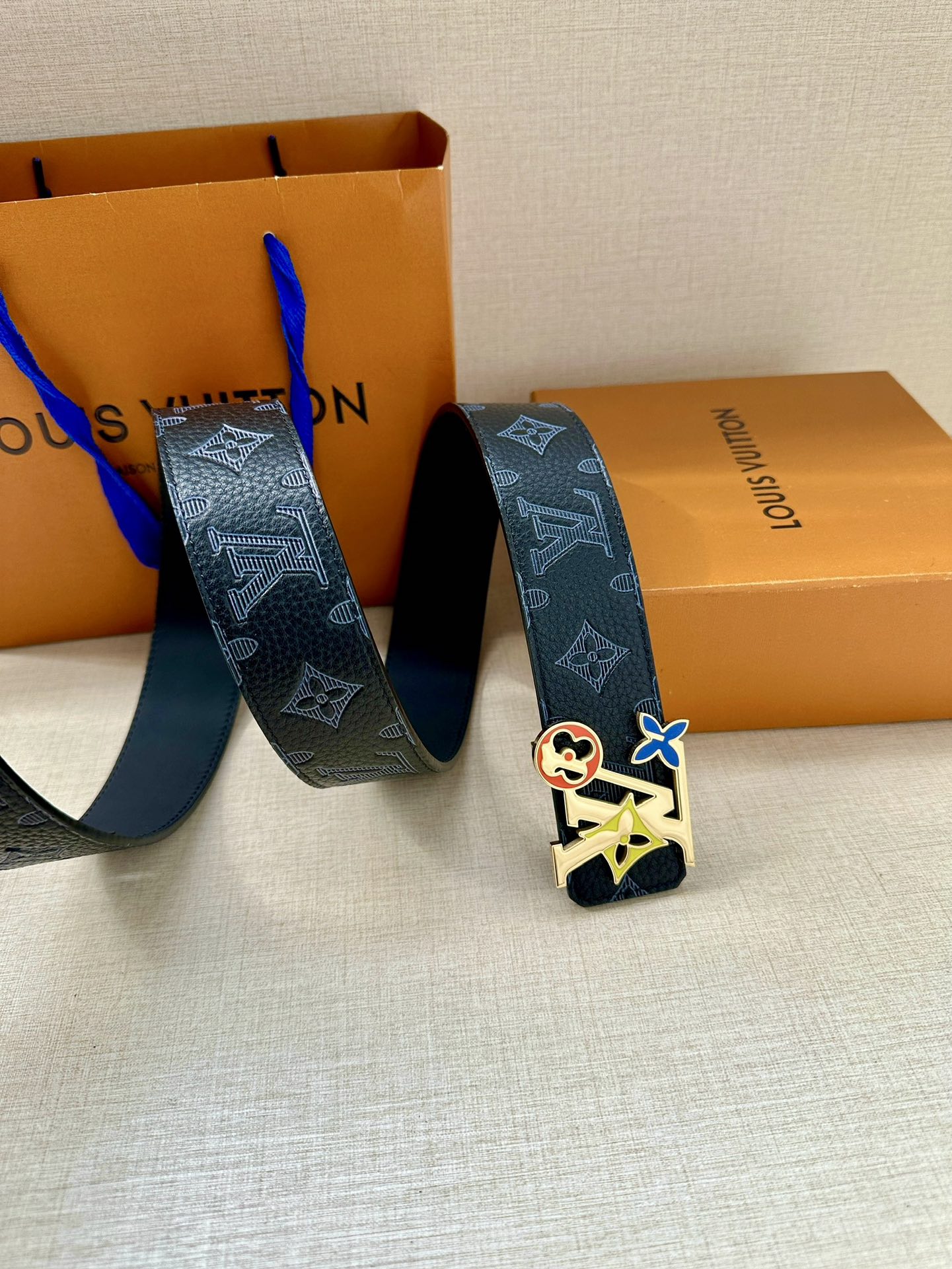 Louis Vuitton Basic Belt Cow Leather S-m-l