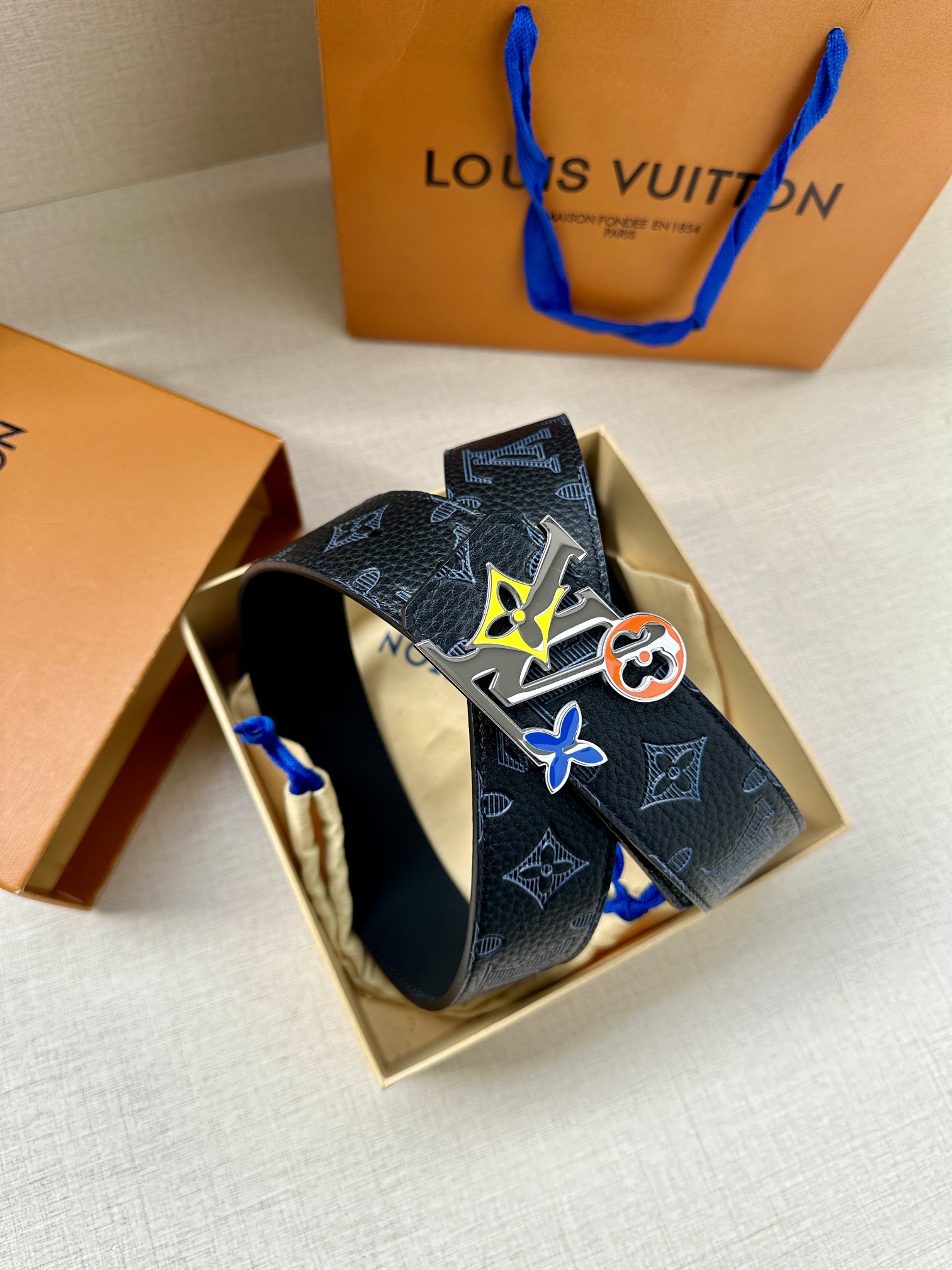 Louis Vuitton Basic Belt Cow Leather S-m-l