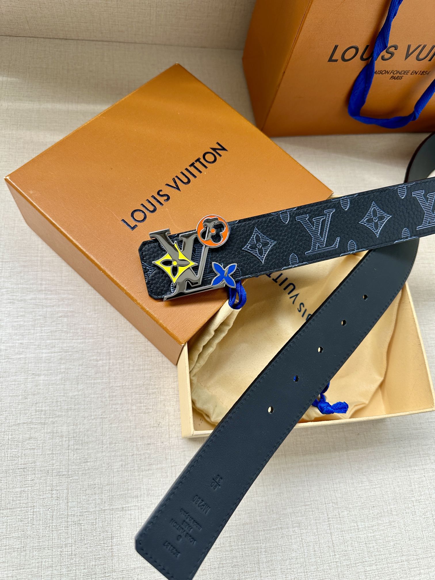 Louis Vuitton Basic Belt Cow Leather S-m-l