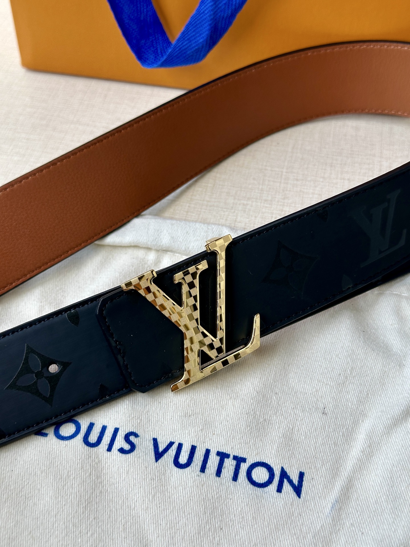 Louis Vuitton Leather Belt S-m-l