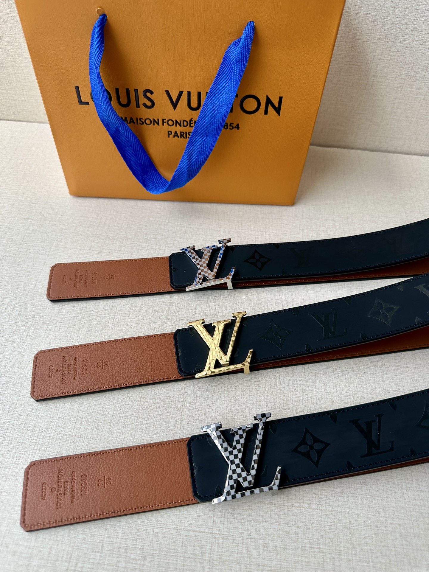 Louis Vuitton Leather Belt S-m-l