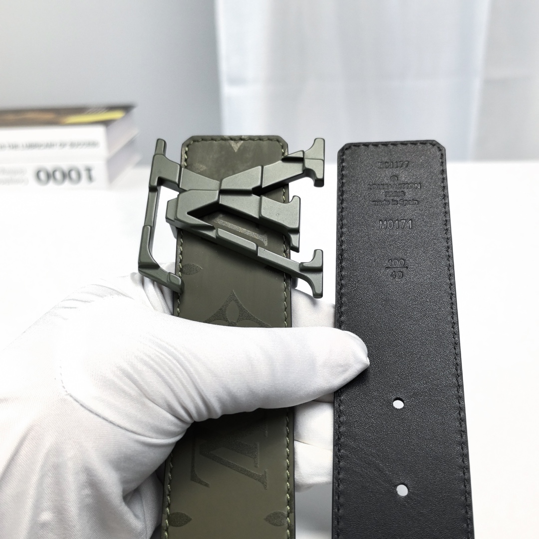 Louis Vuitton Basic Belt Cow Leather L