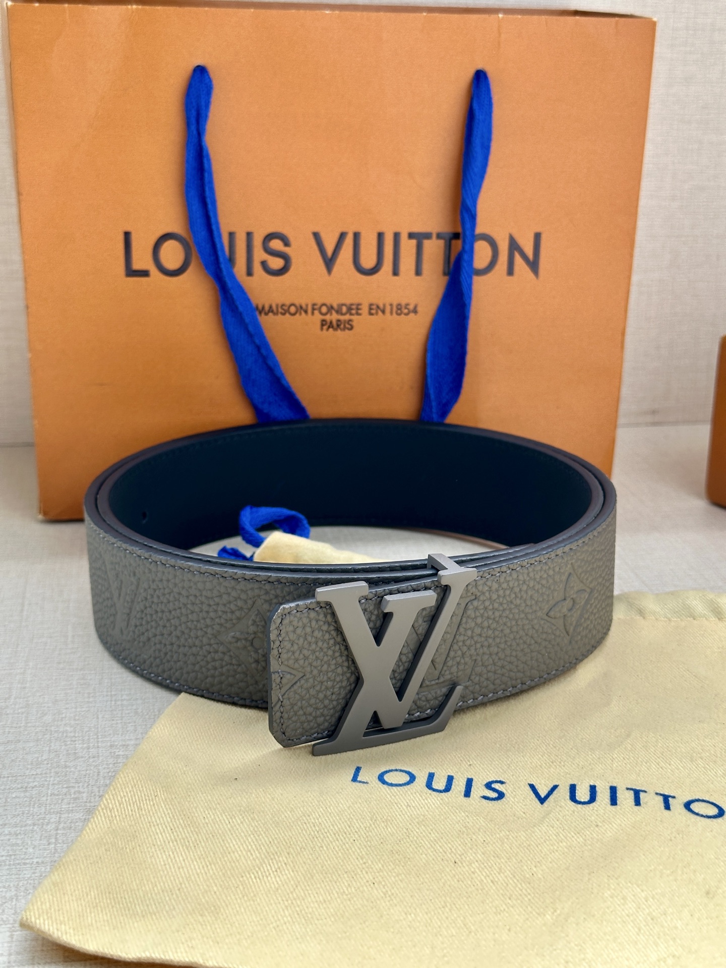Louis Vuitton Basic Belt Cow Leather M-l