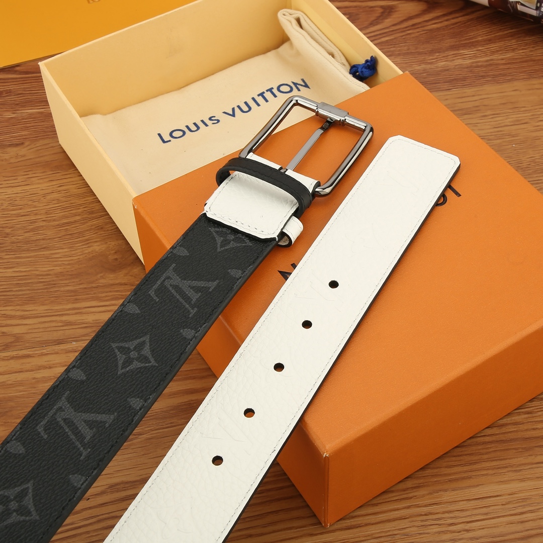 Basic Belt Cow Leather White