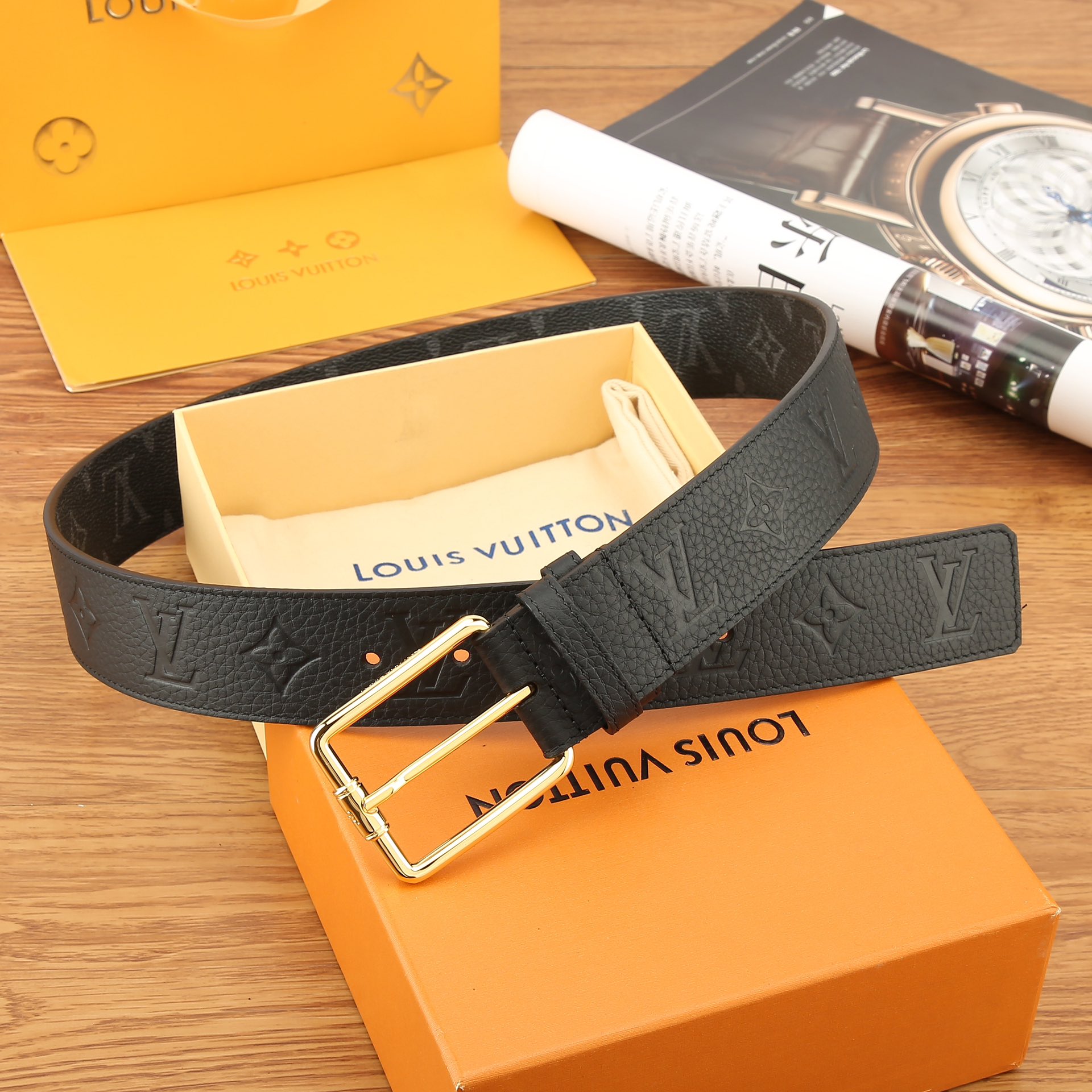 Basic Belt Cow Leather Black