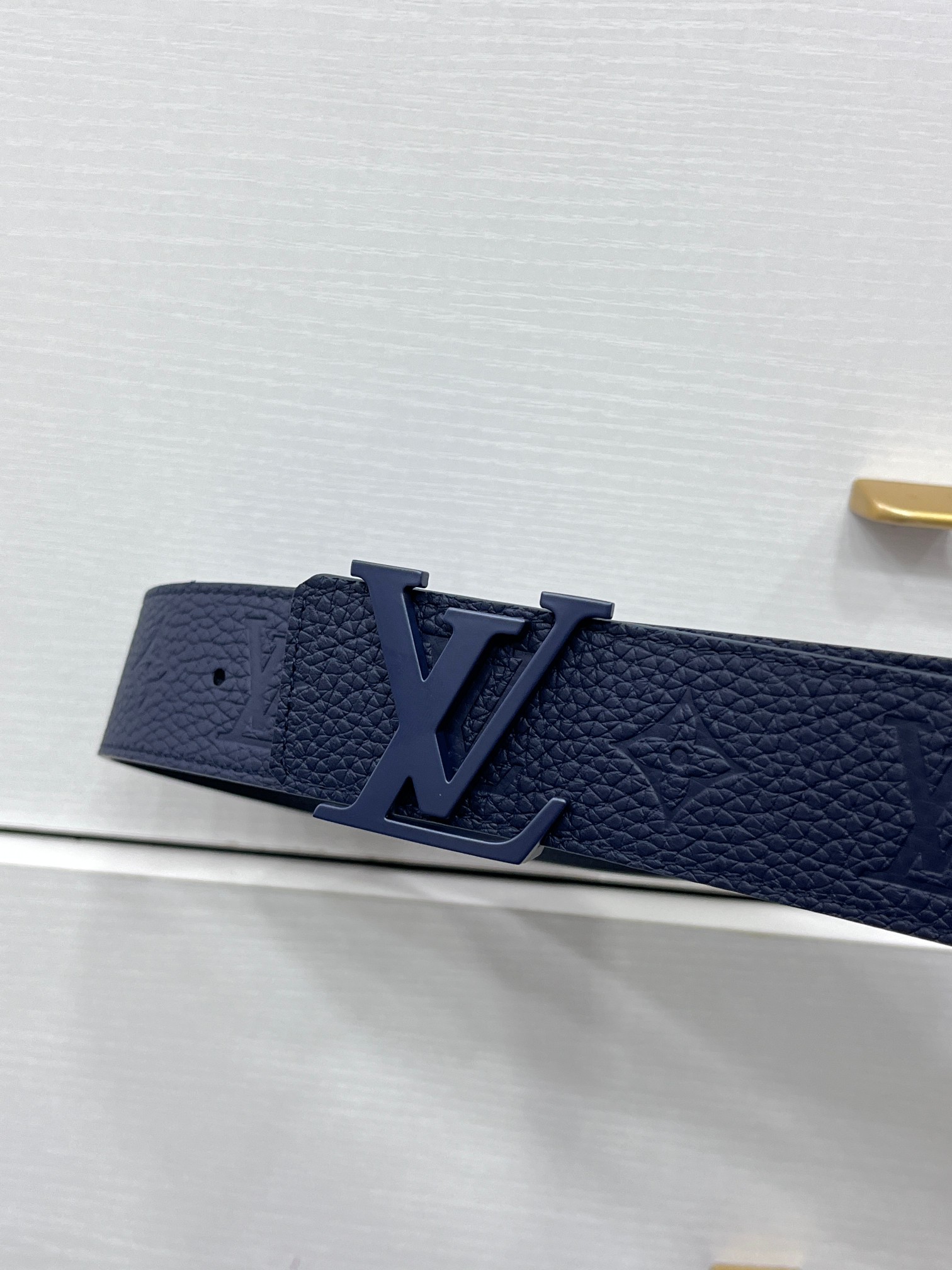 Basic Belt Cow Leather Blue