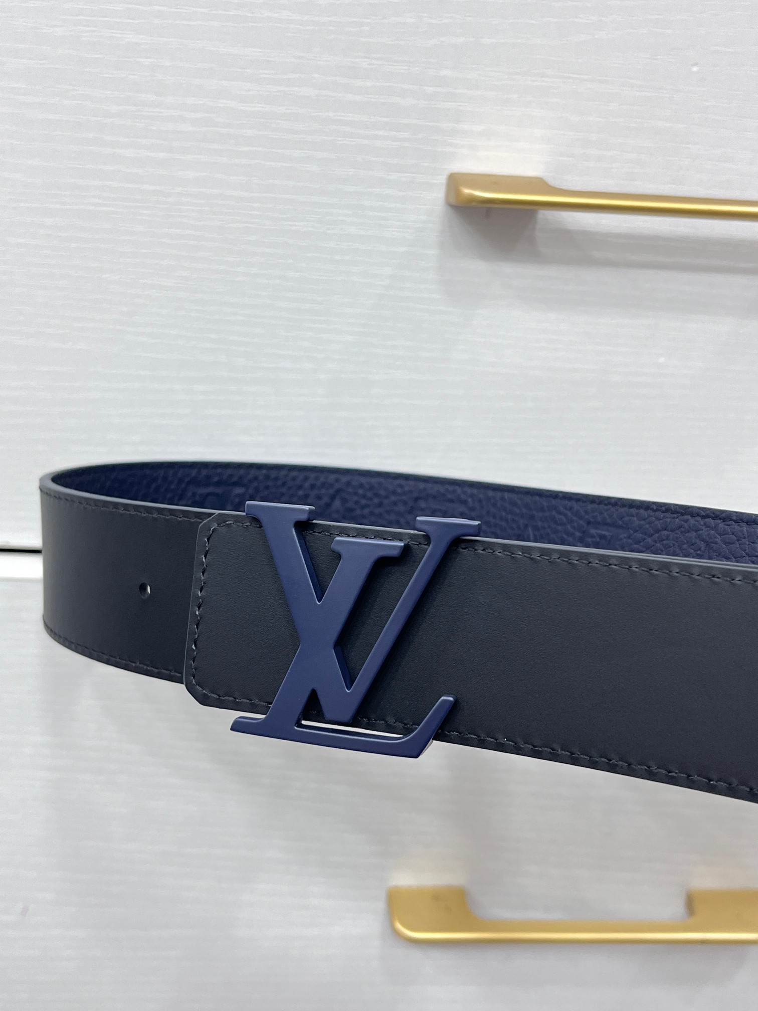 Basic Belt Cow Leather Blue