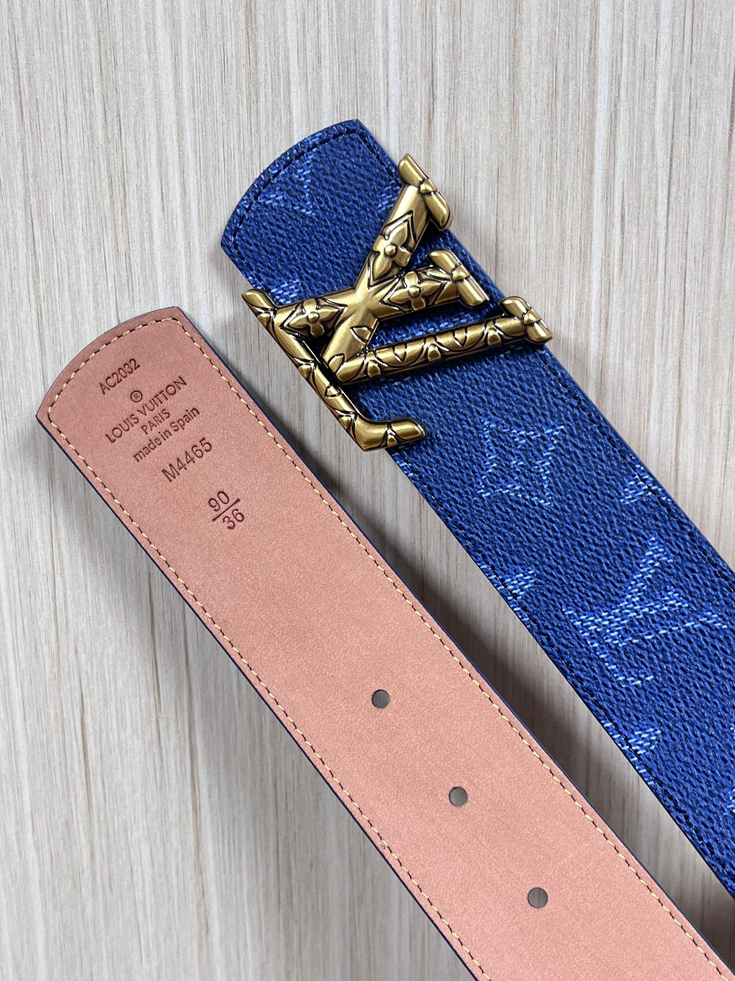 Louis Vuitton Male Basic Belt Canvas S-m-l