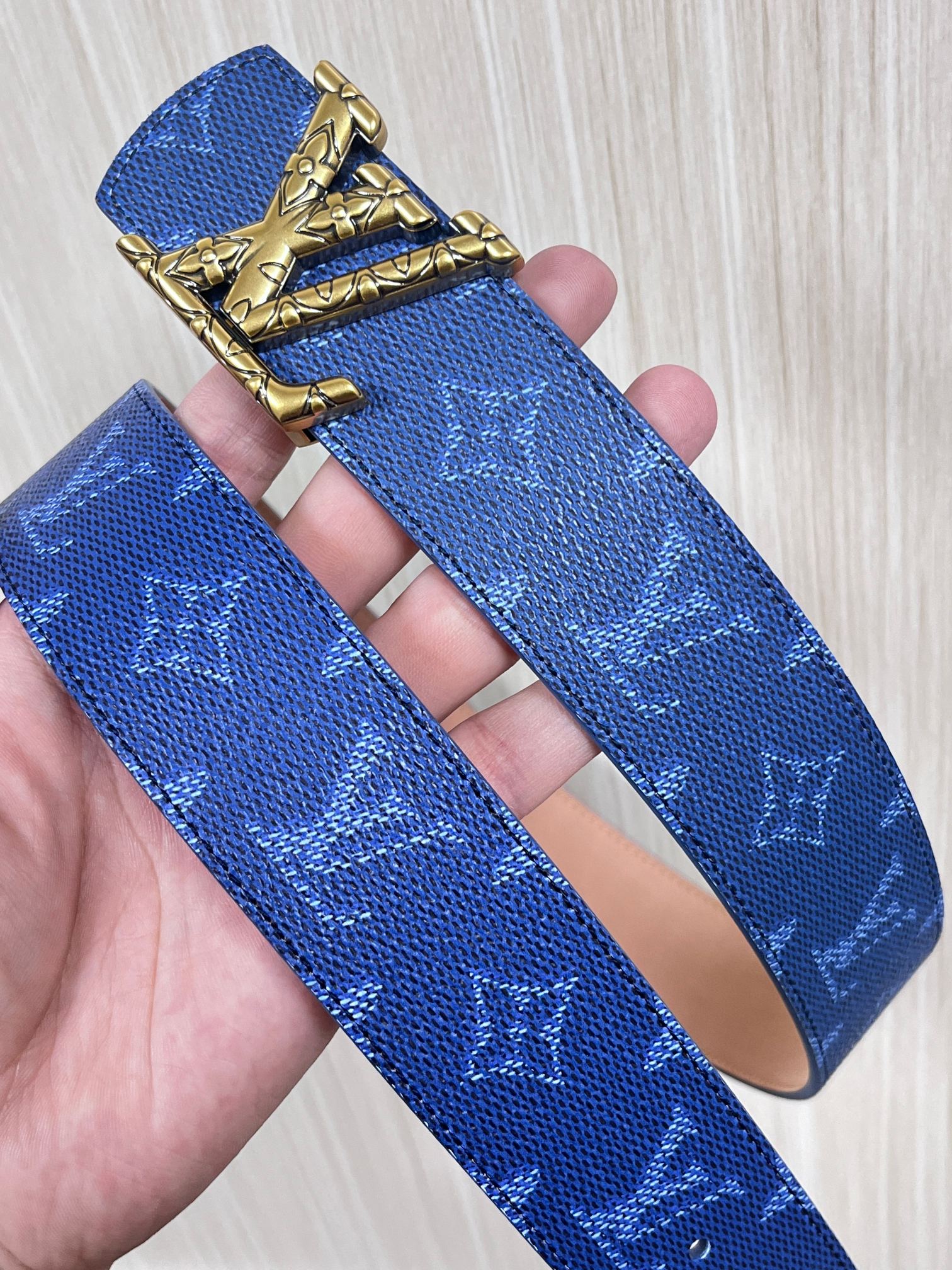 Louis Vuitton Male Basic Belt Canvas S-m-l