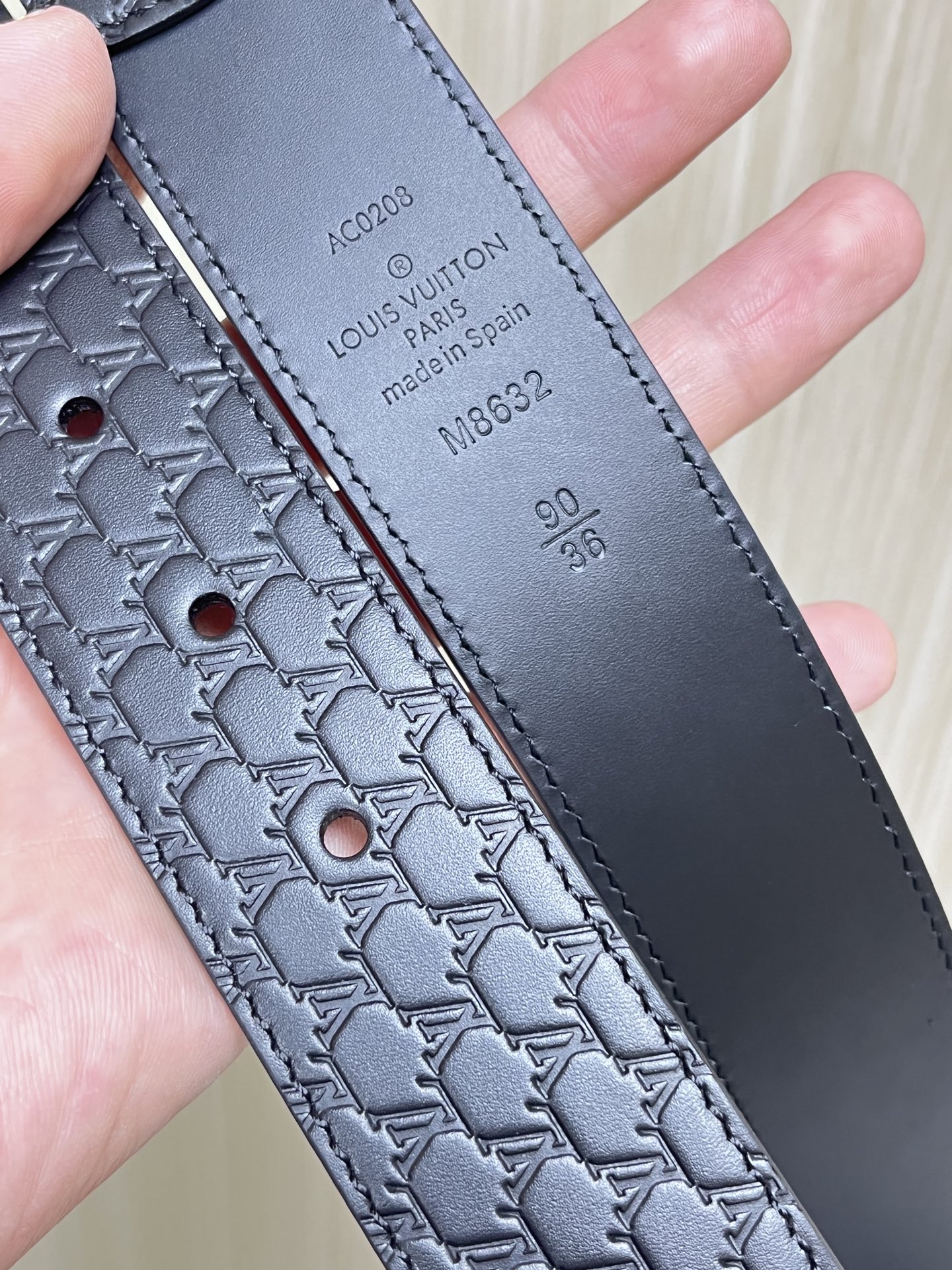 Louis Vuitton Pin Buckle Belt M