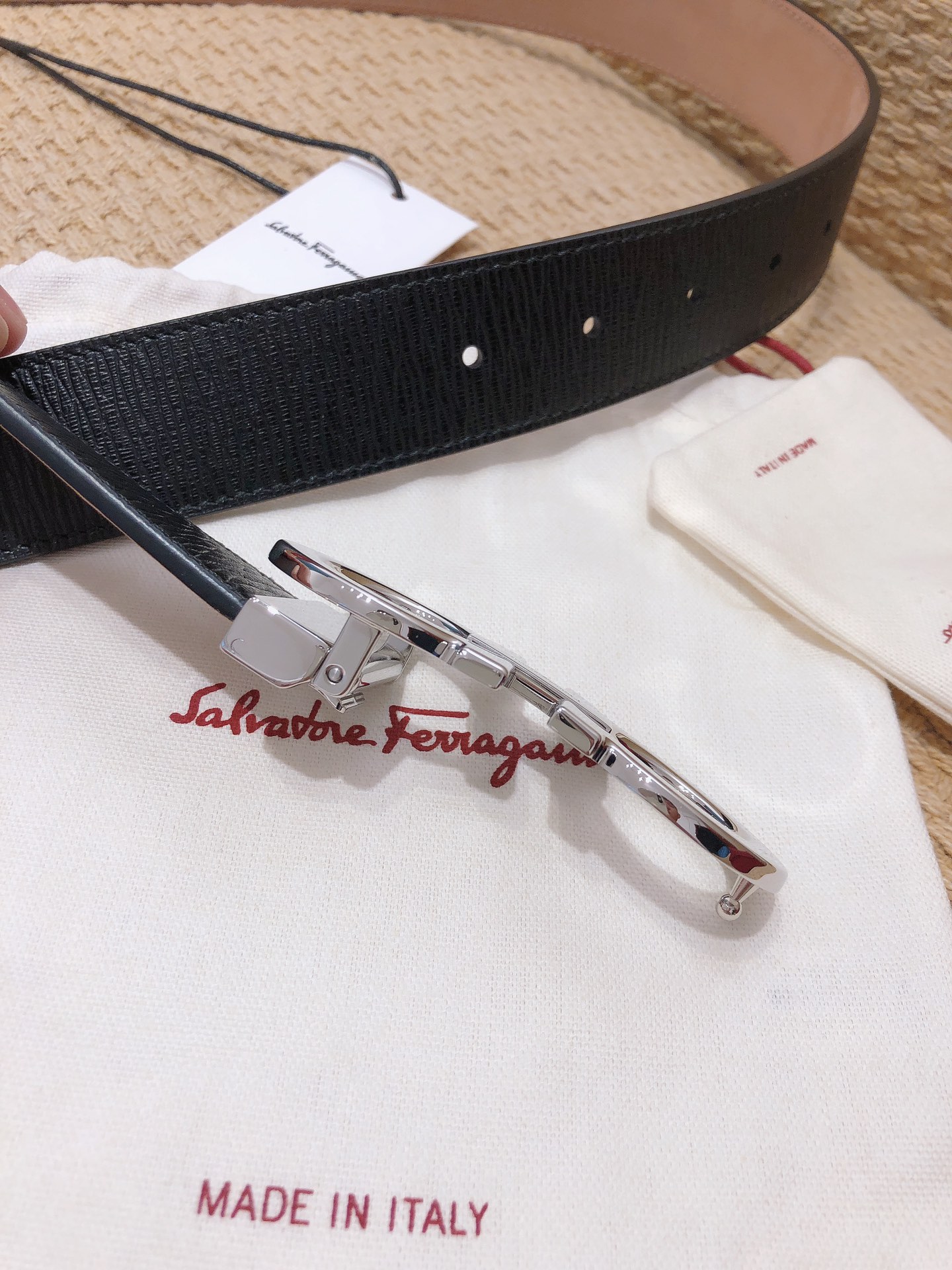 Salvatore Ferragamo Basic Belt Cow Leather M