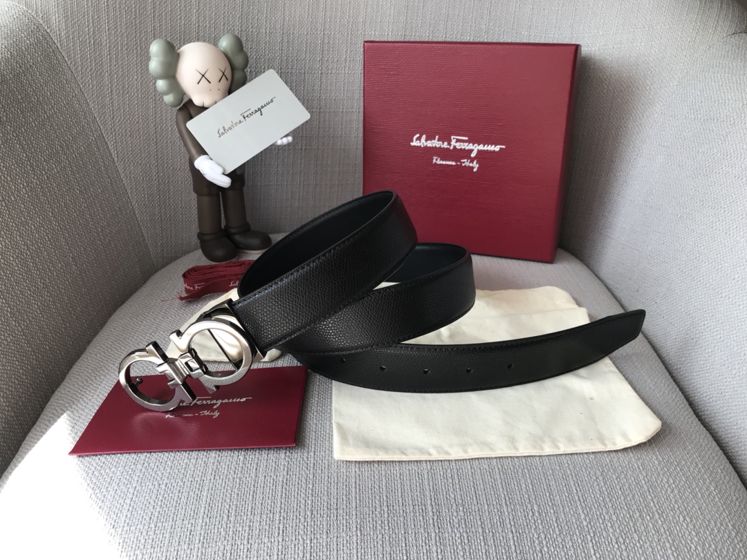 Salvatore Ferragamo Male Basic Belt Cow Leather 13514-m
