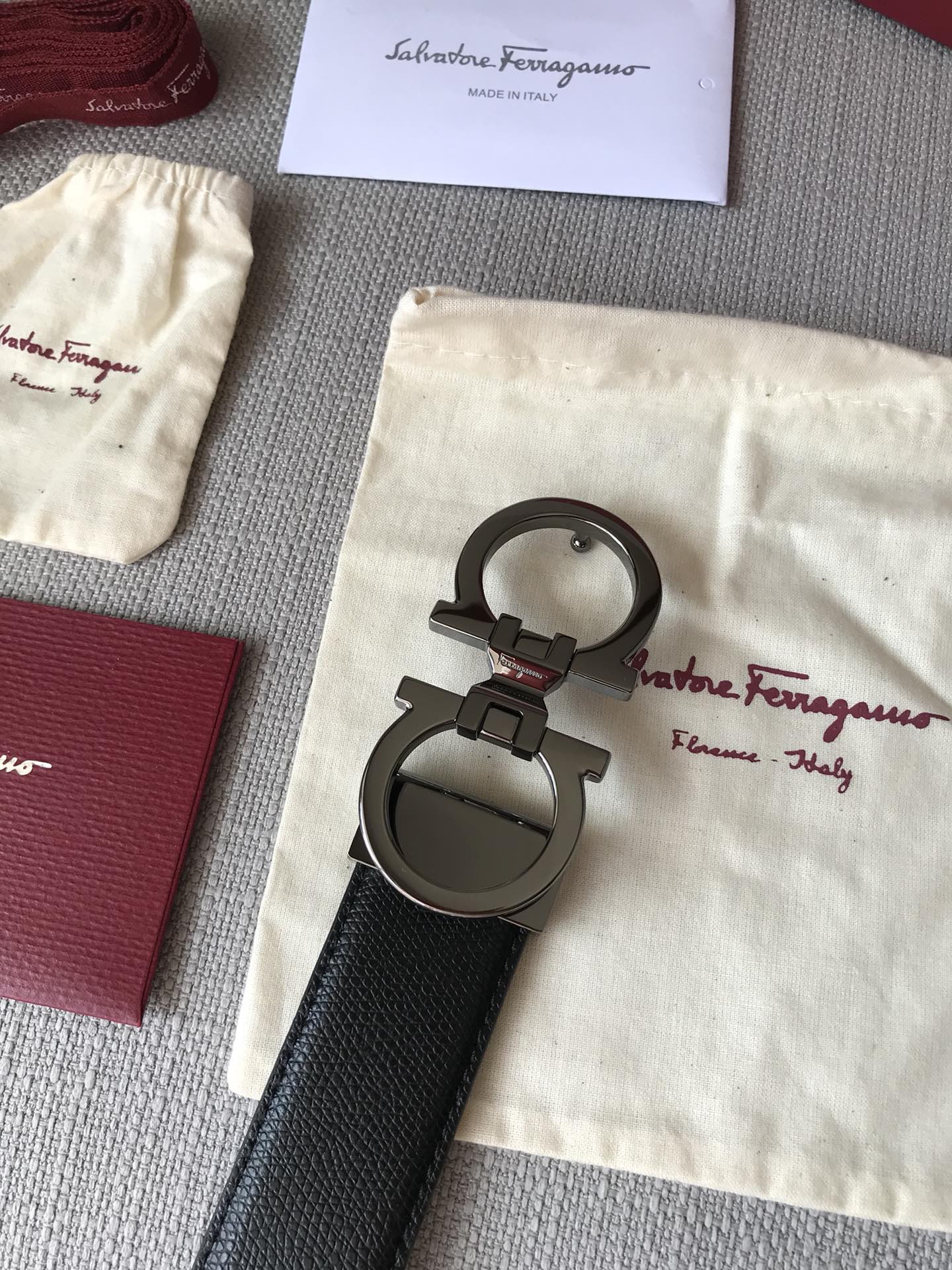 Salvatore Ferragamo Male Basic Belt Cow Leather 13514-m