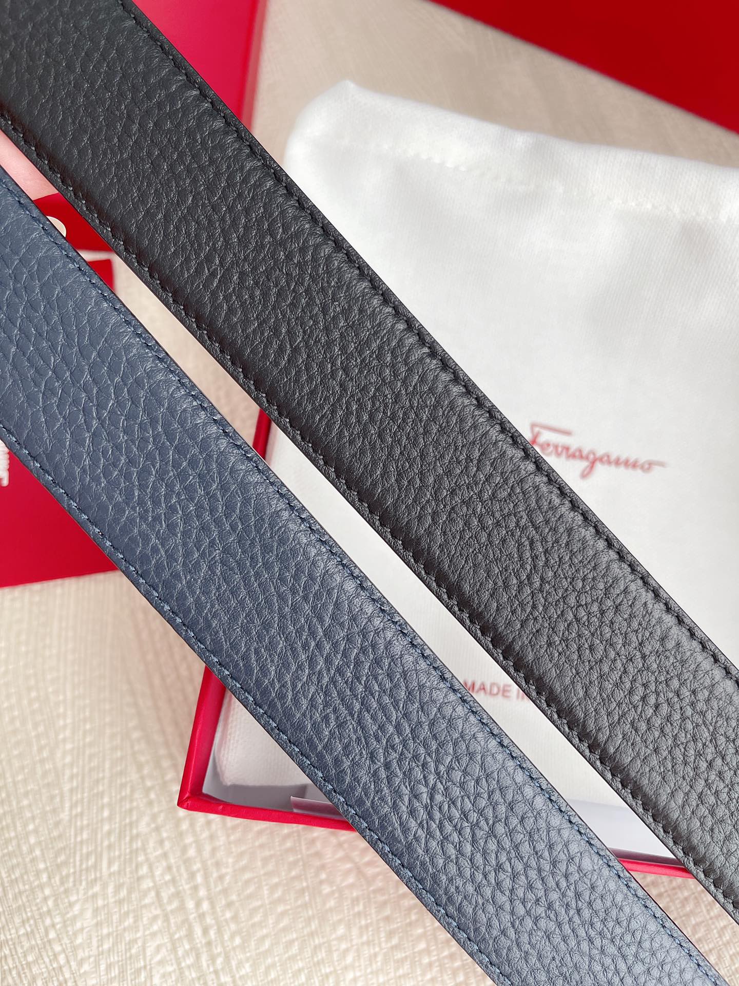 Salvatore Ferragamo Basic Belt Cow Leather