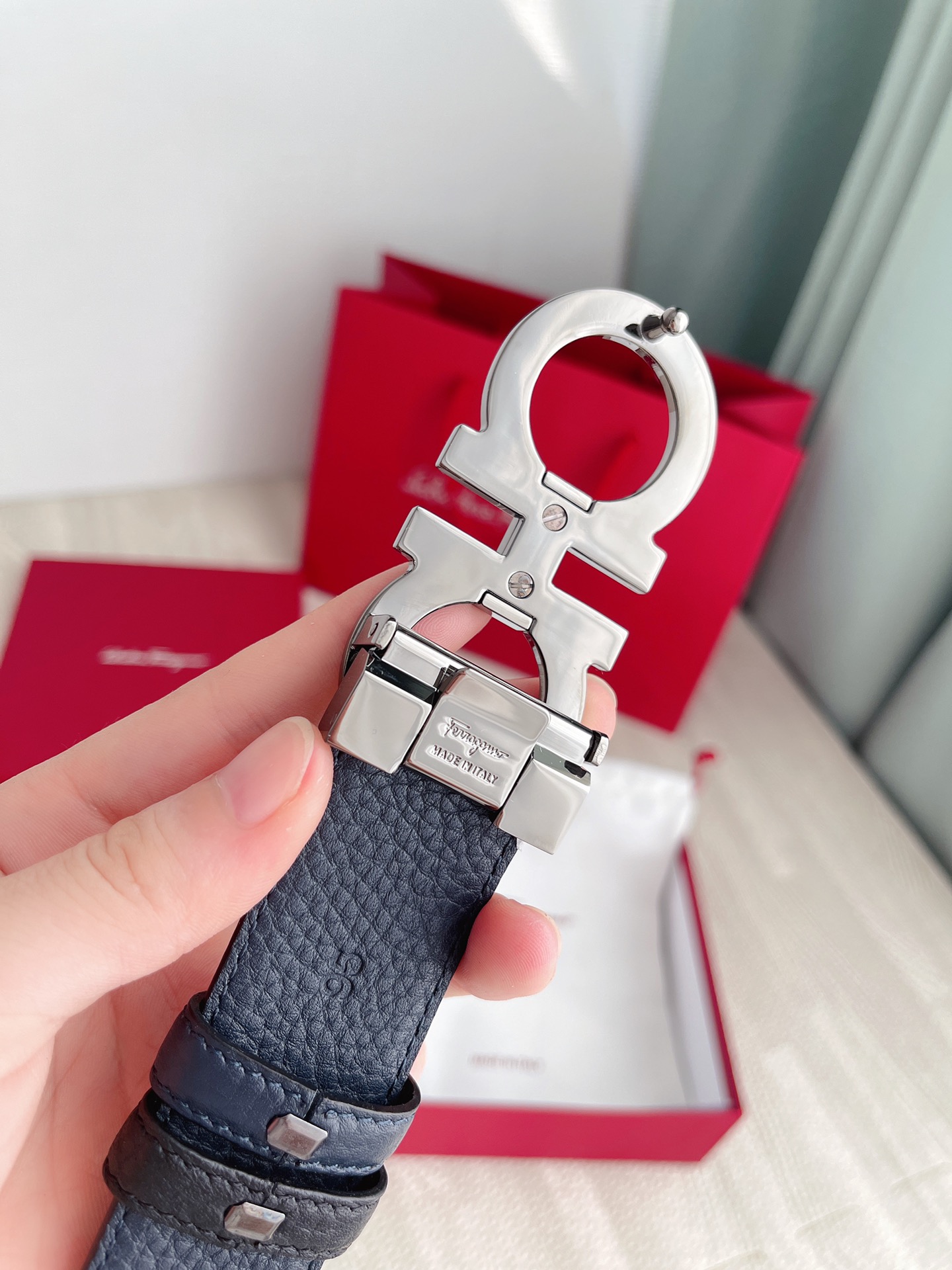 Salvatore Ferragamo Basic Belt Cow Leather