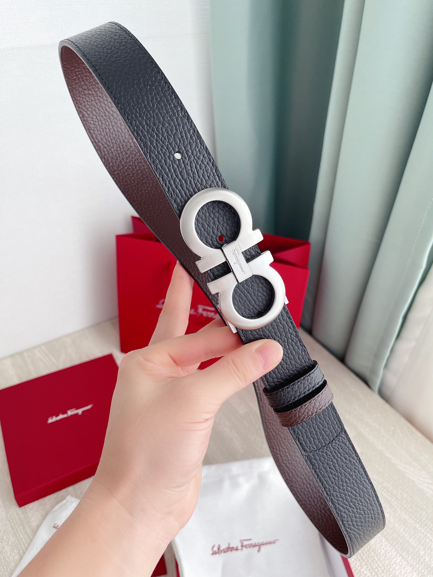 Salvatore Ferragamo Basic Belt Cow Leather