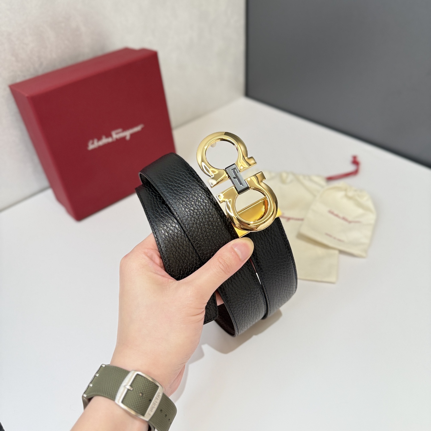 Salvatore Ferragamo Basic Belt S-m-l