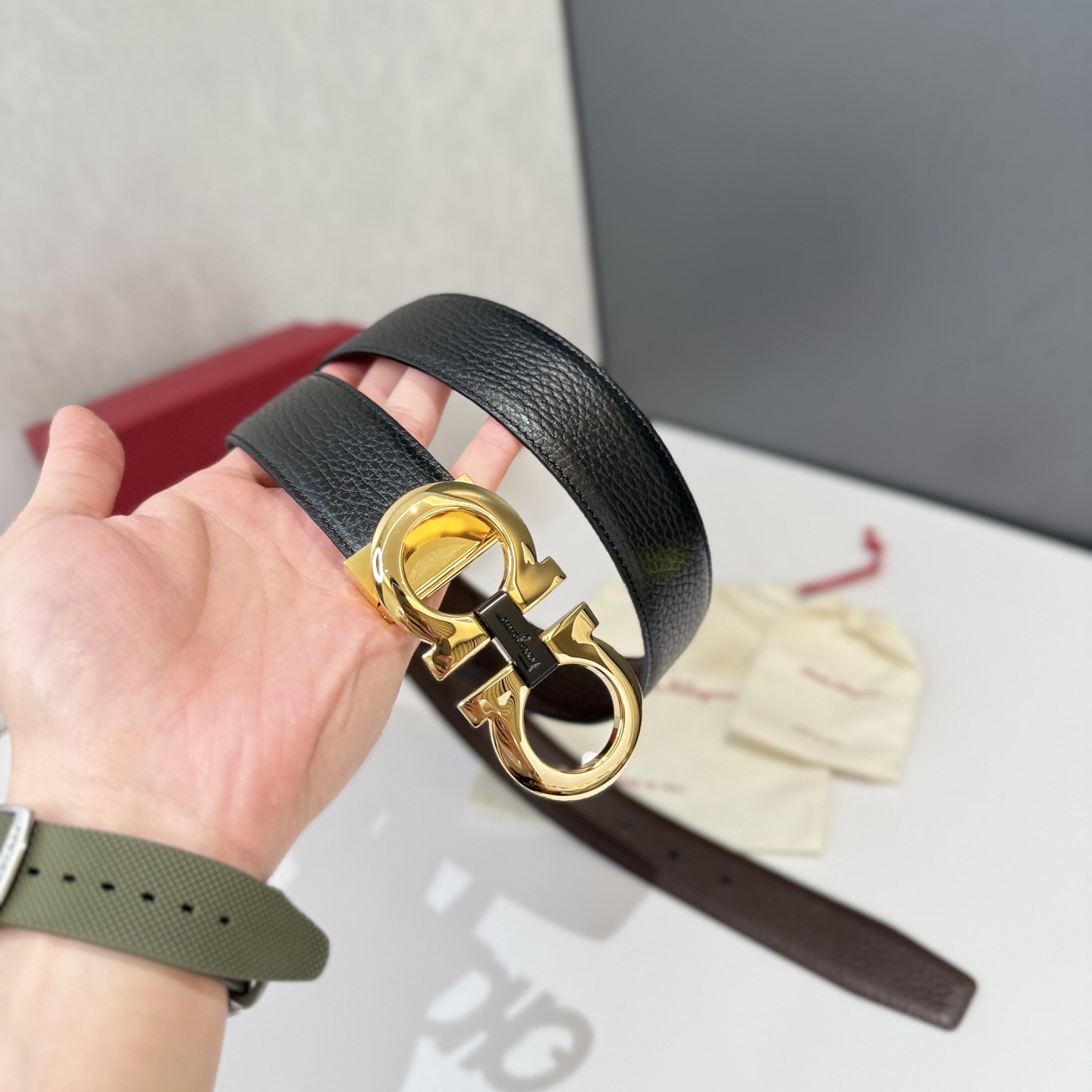 Salvatore Ferragamo Basic Belt S-m-l