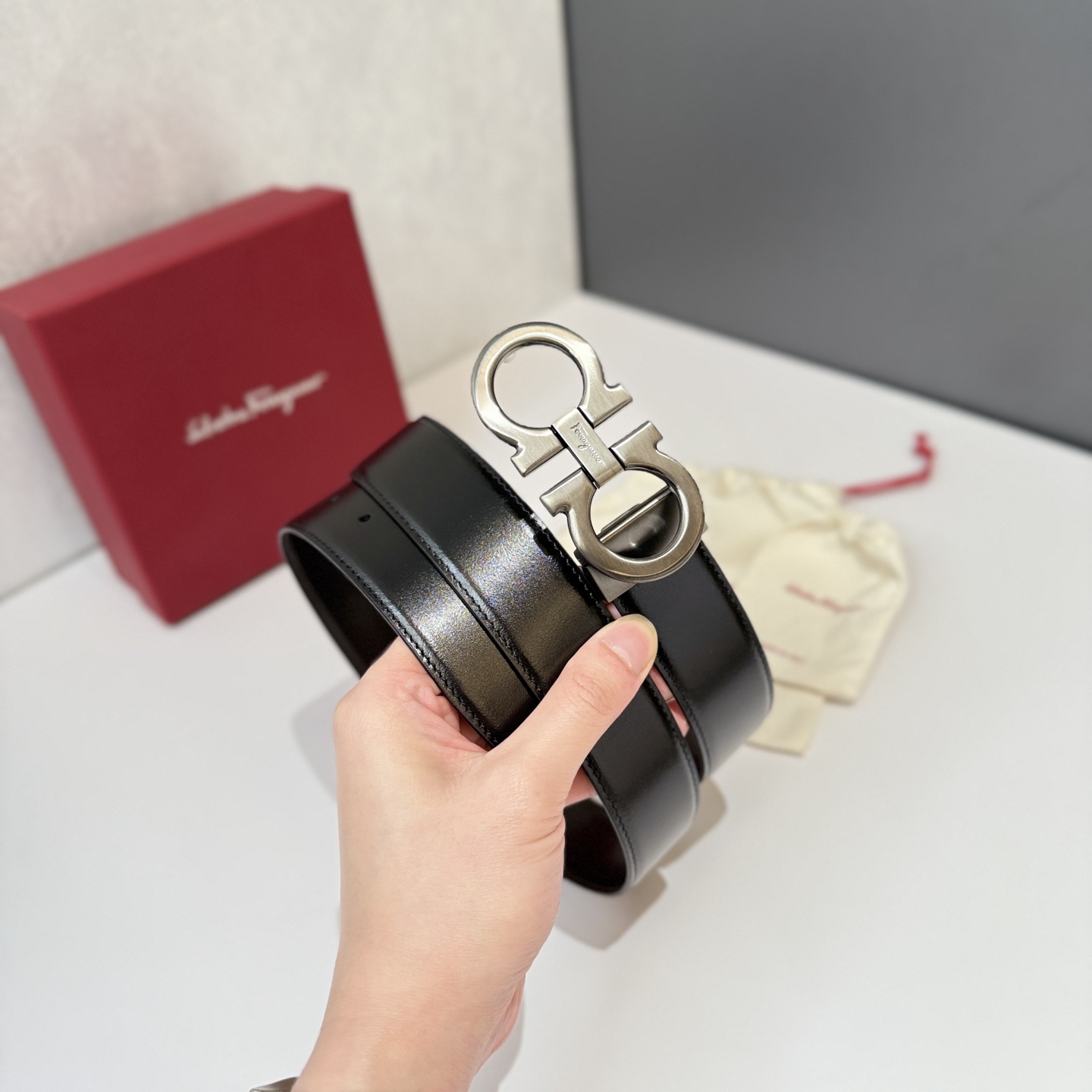 Salvatore Ferragamo Basic Belt 13514-s-m-l