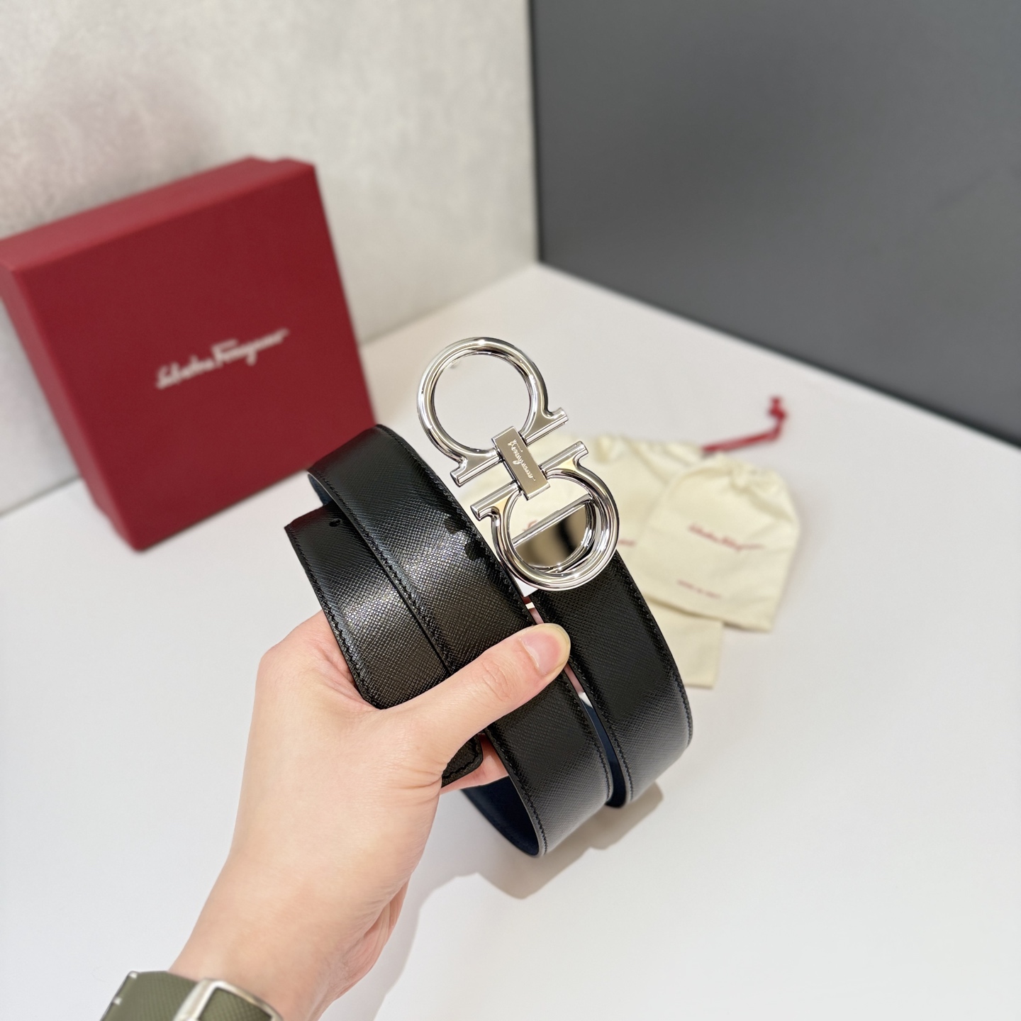 Salvatore Ferragamo Basic Belt 13514-s-m-l