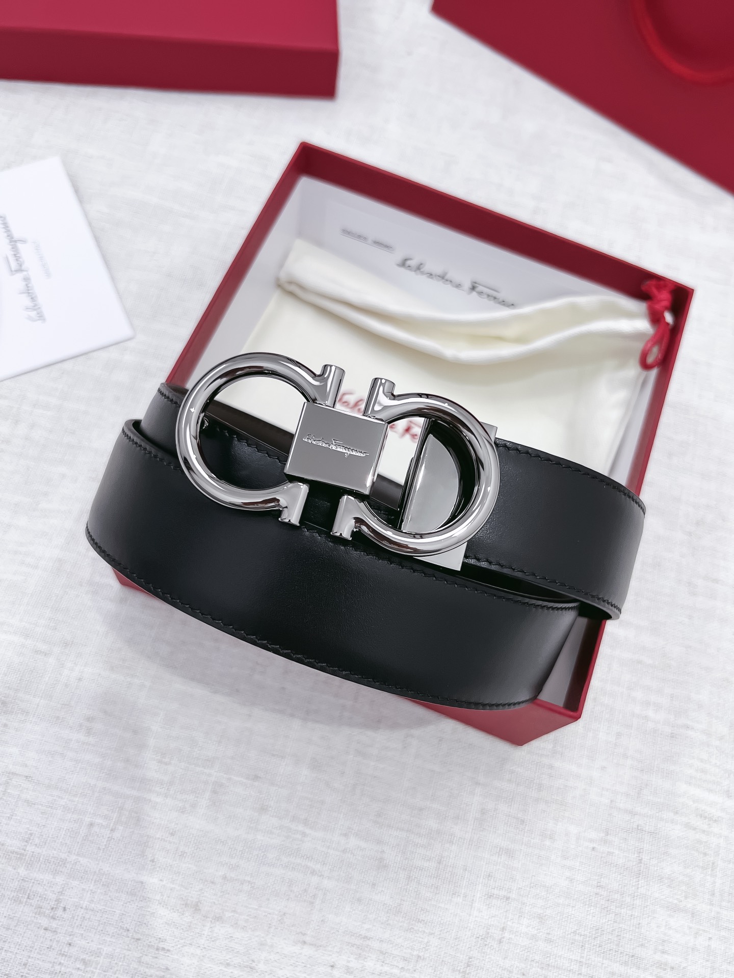 Salvatore Ferragamo Male Basic Belt 35mm-s-m-l