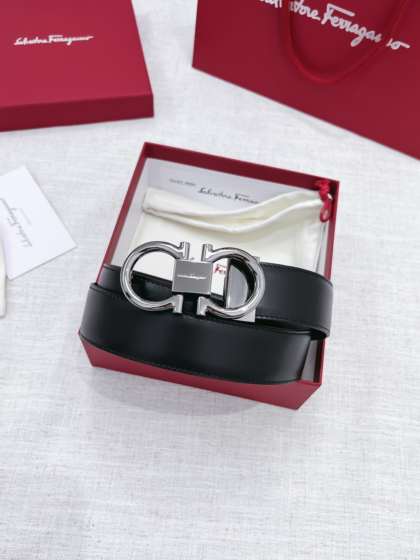 Salvatore Ferragamo Male Basic Belt 35mm-s-m-l