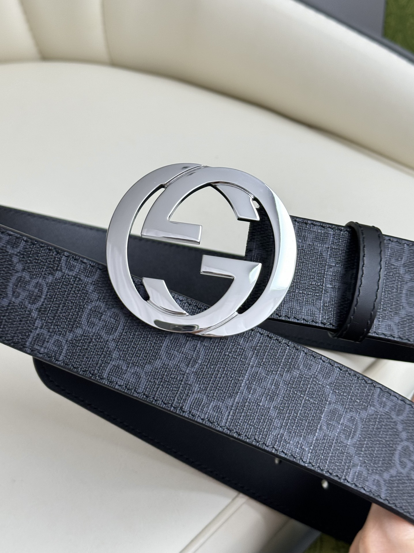 Gucci Male Basic Belt Cow Leather M-l