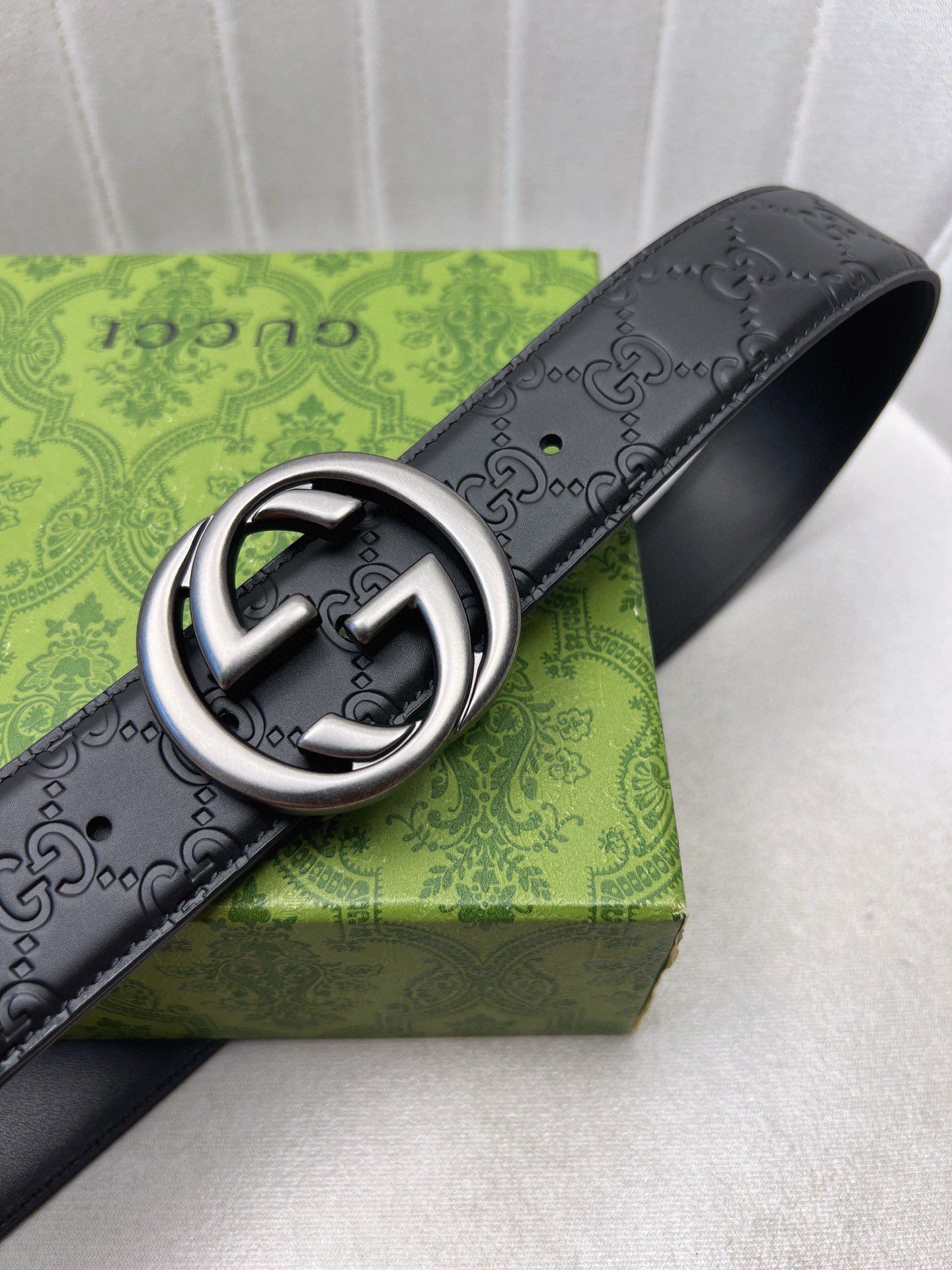 Gucci Leather Belt Top Grain Leather 13514