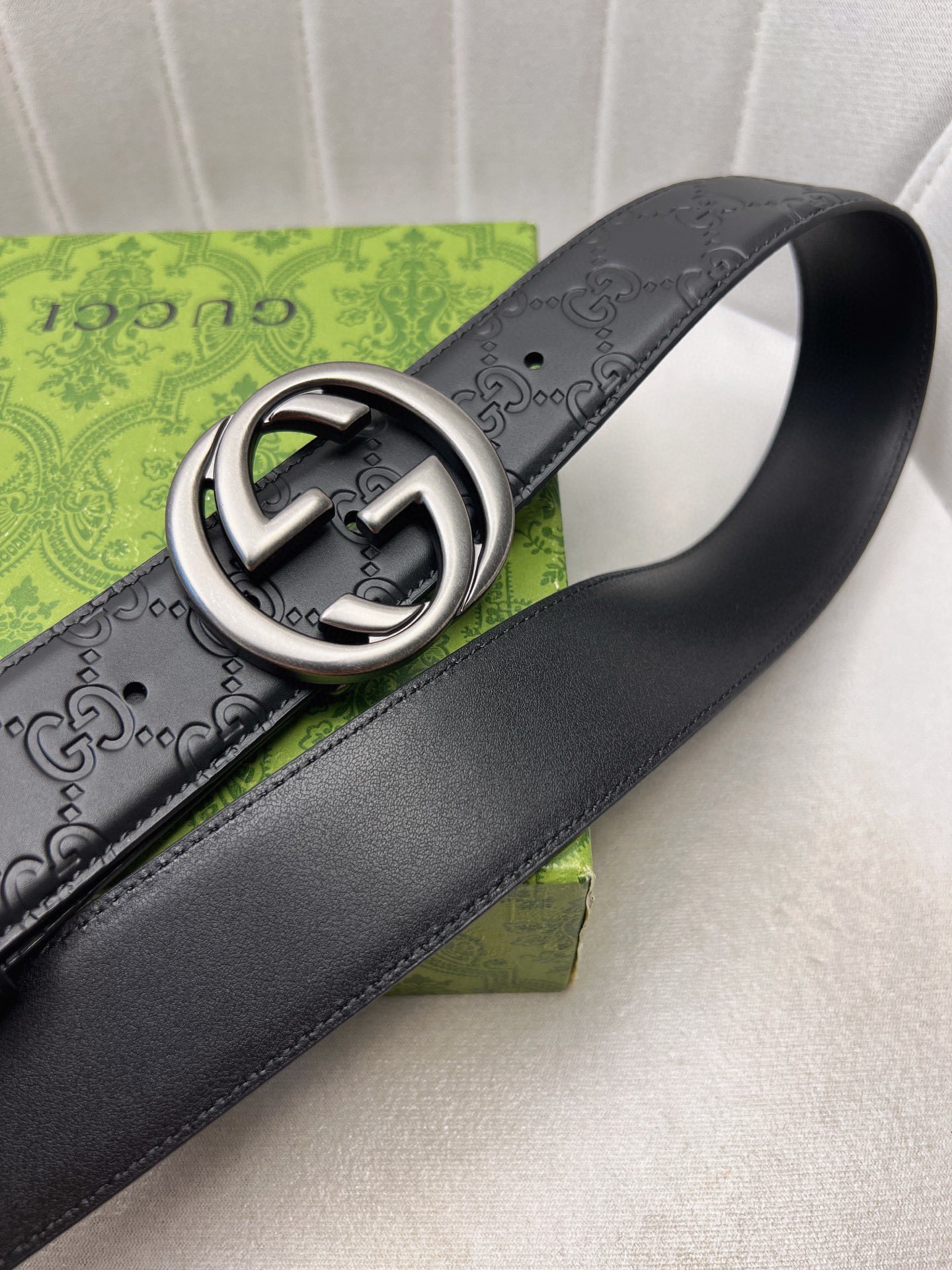 Gucci Leather Belt Top Grain Leather 13514