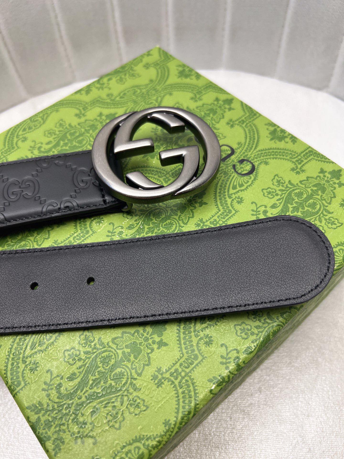 Gucci Leather Belt Top Grain Leather 13514