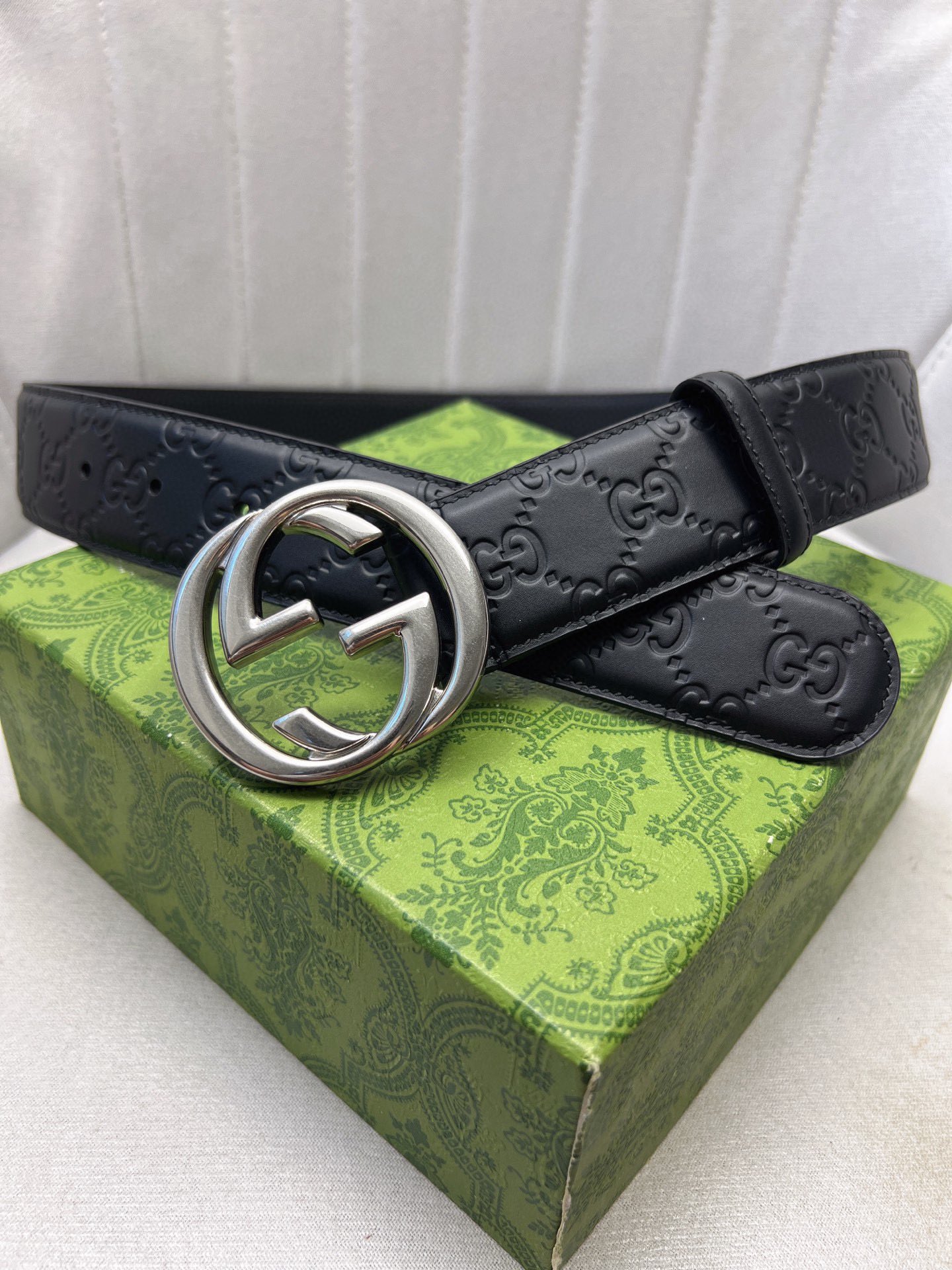 Gucci Leather Belt Top Grain Leather