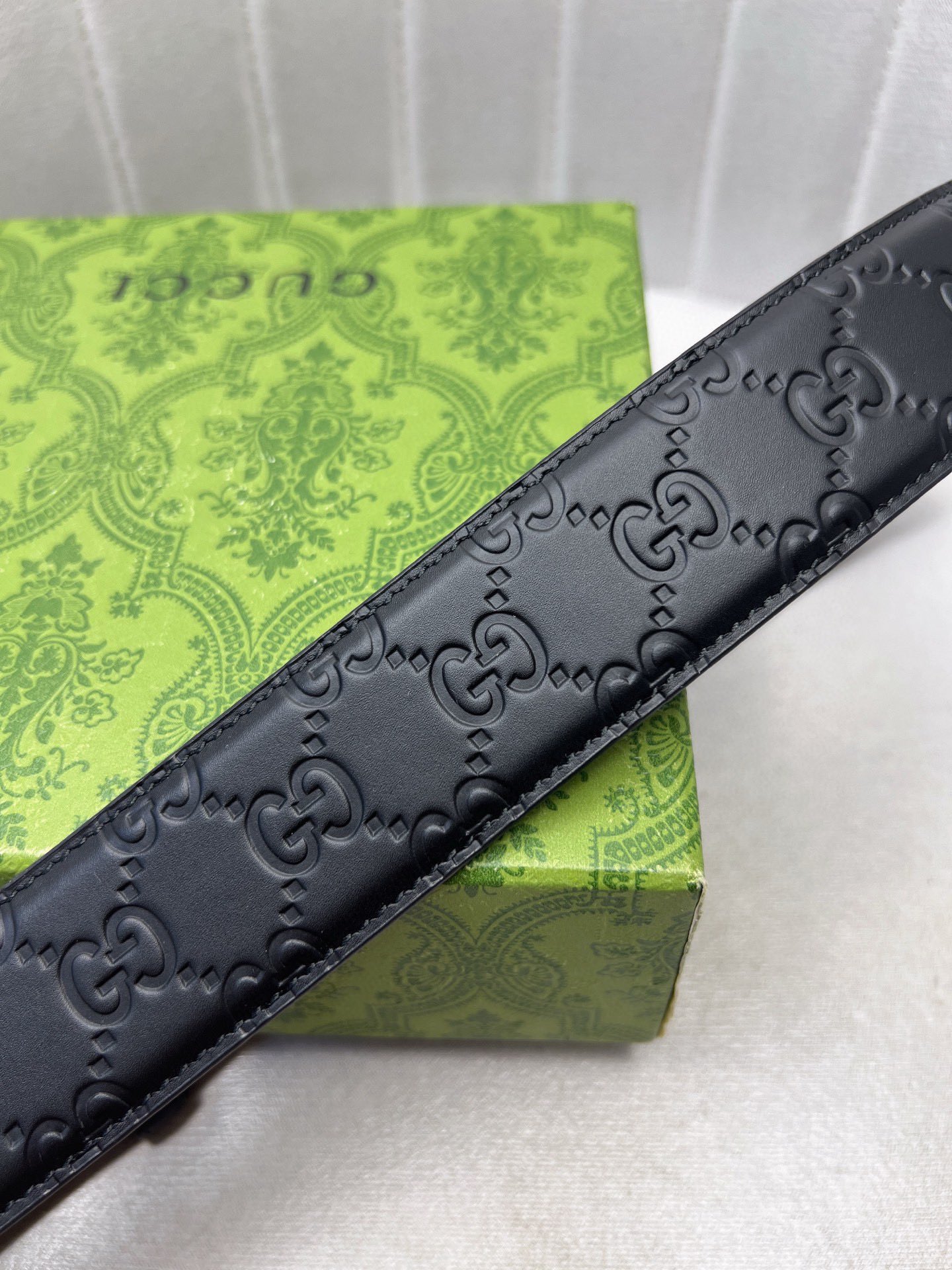 Gucci Leather Belt Top Grain Leather