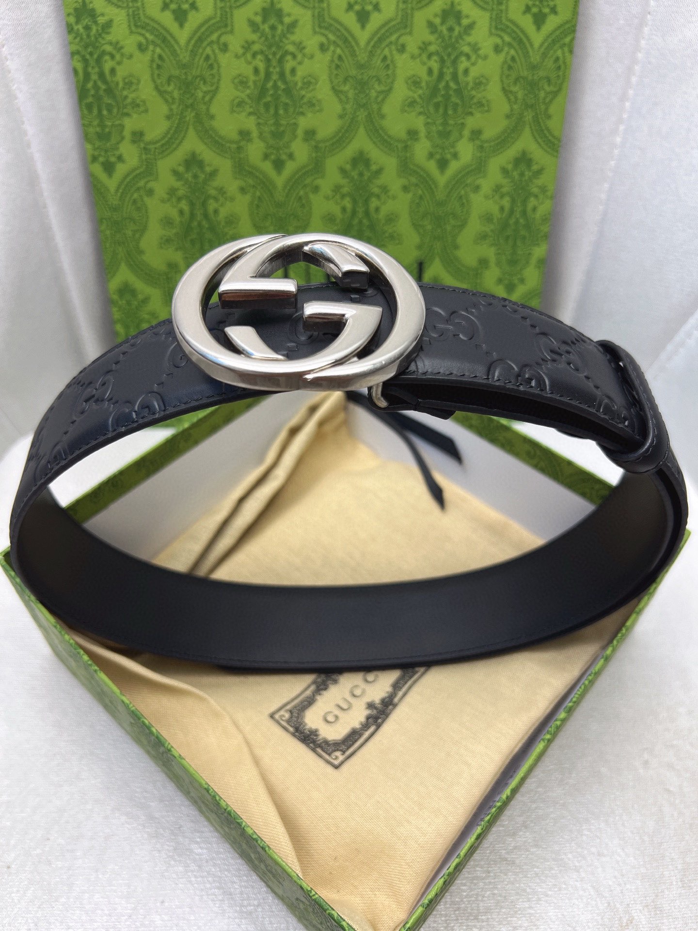 Gucci Leather Belt Top Grain Leather 13514