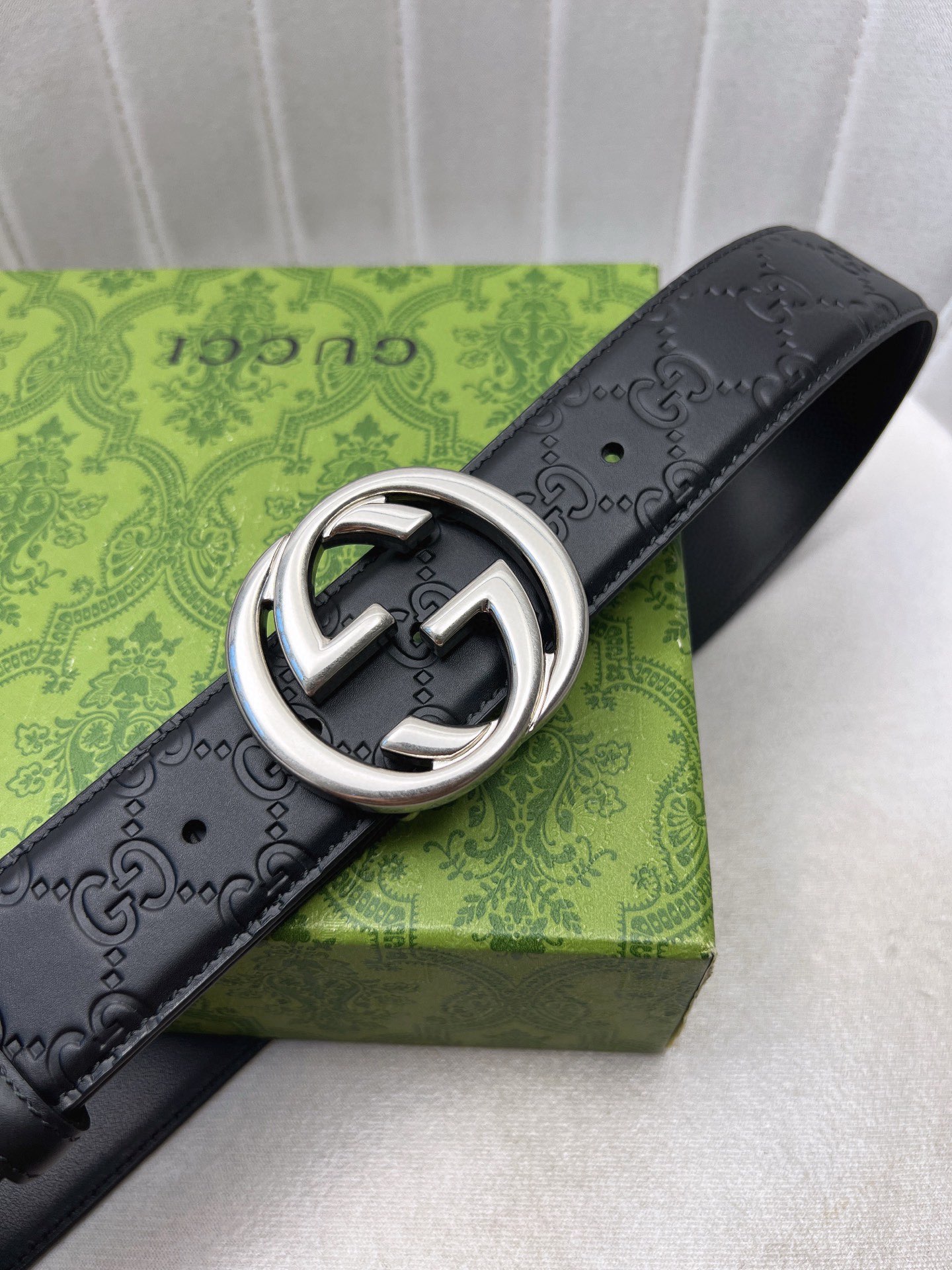 Gucci Leather Belt Top Grain Leather 13514