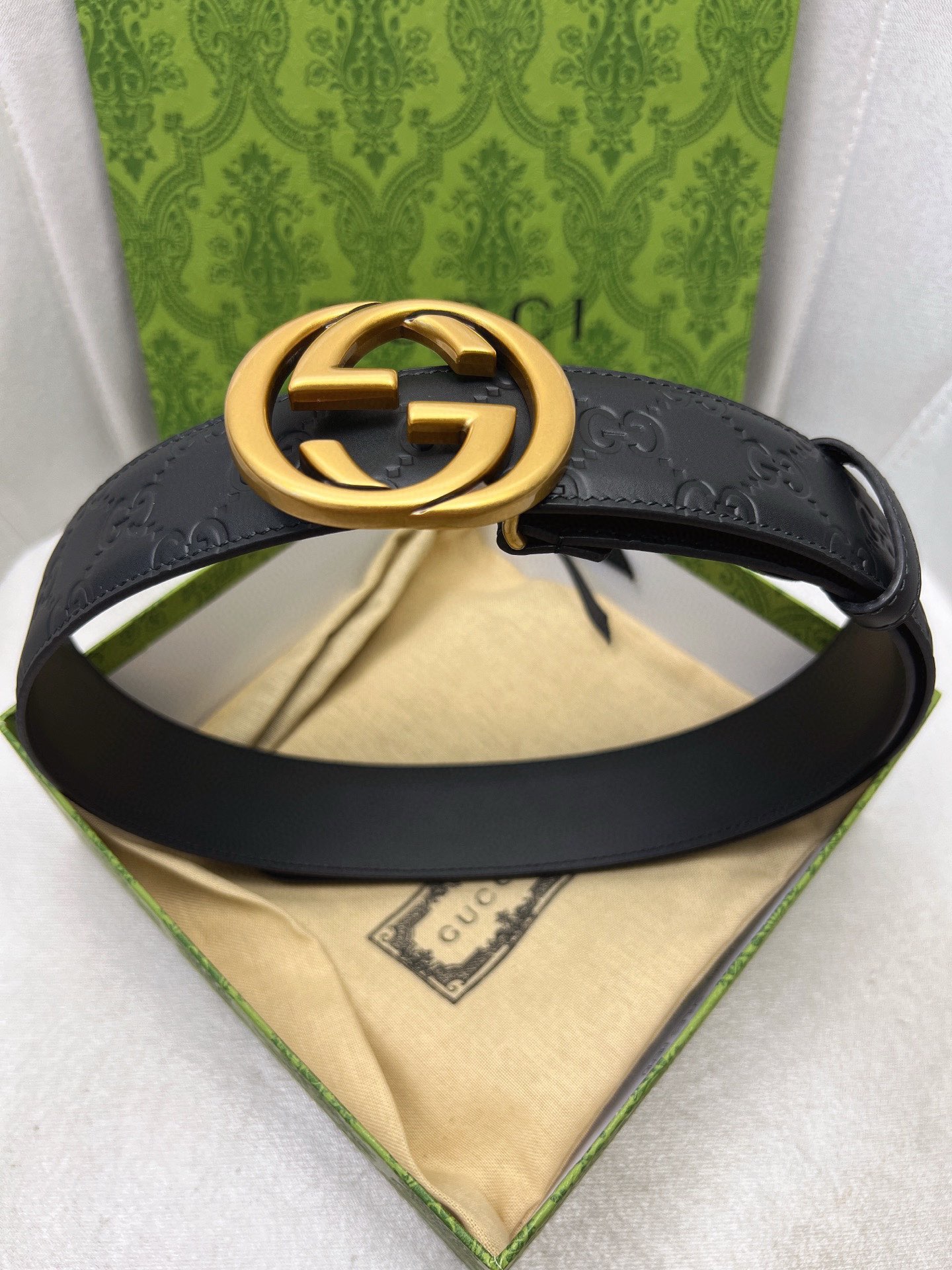 Gucci Leather Belt Top Grain Leather 13514