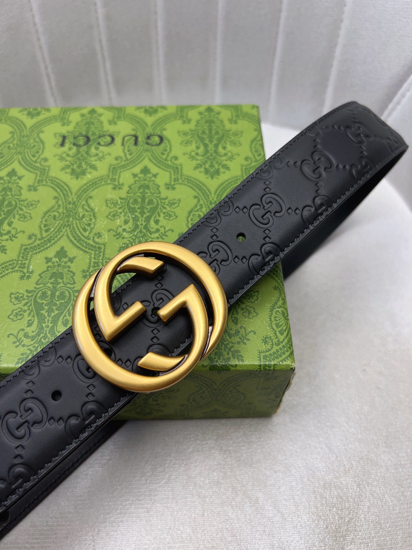 Gucci Leather Belt Top Grain Leather 13514