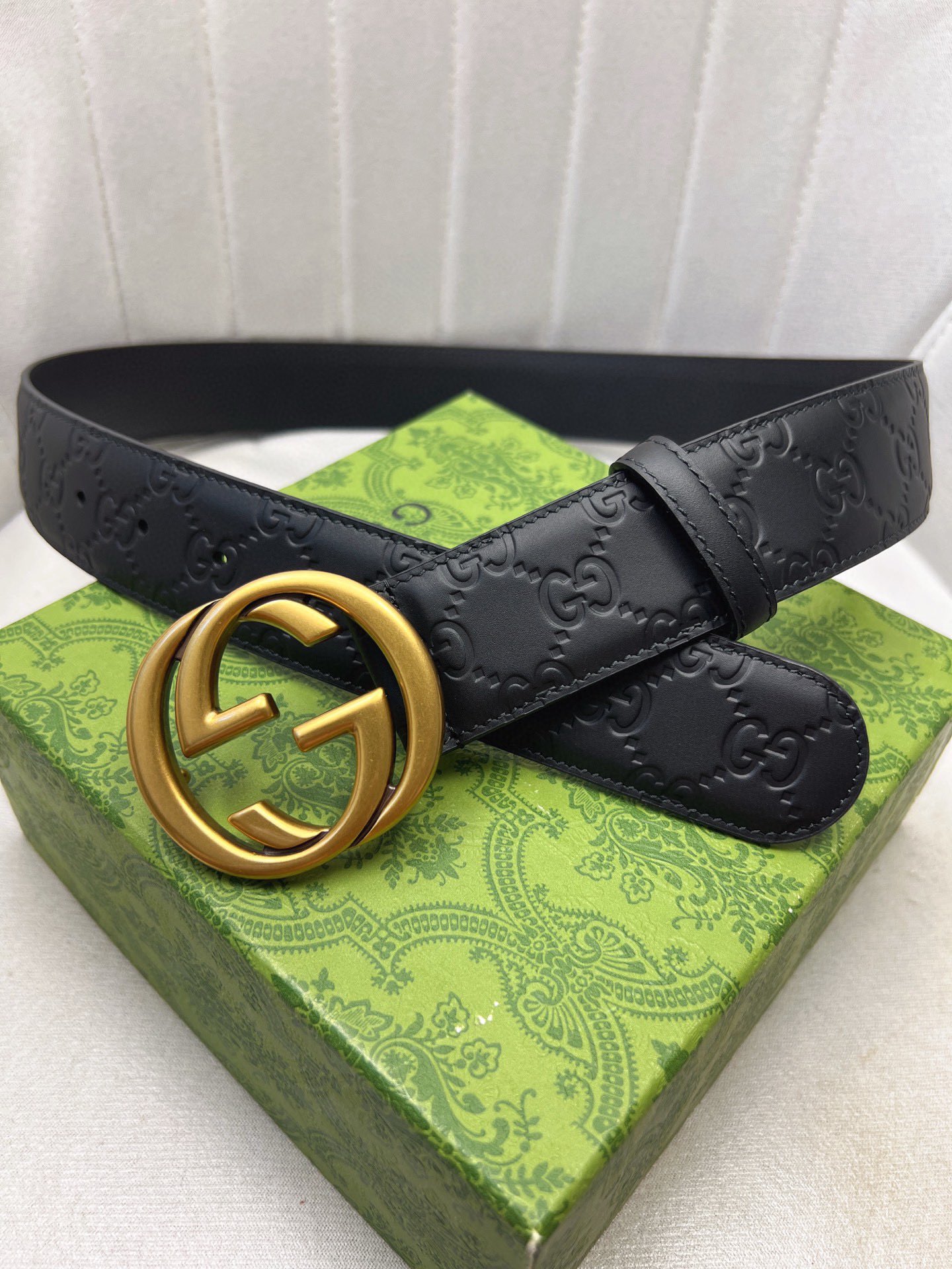 Gucci Leather Belt Top Grain Leather 13514