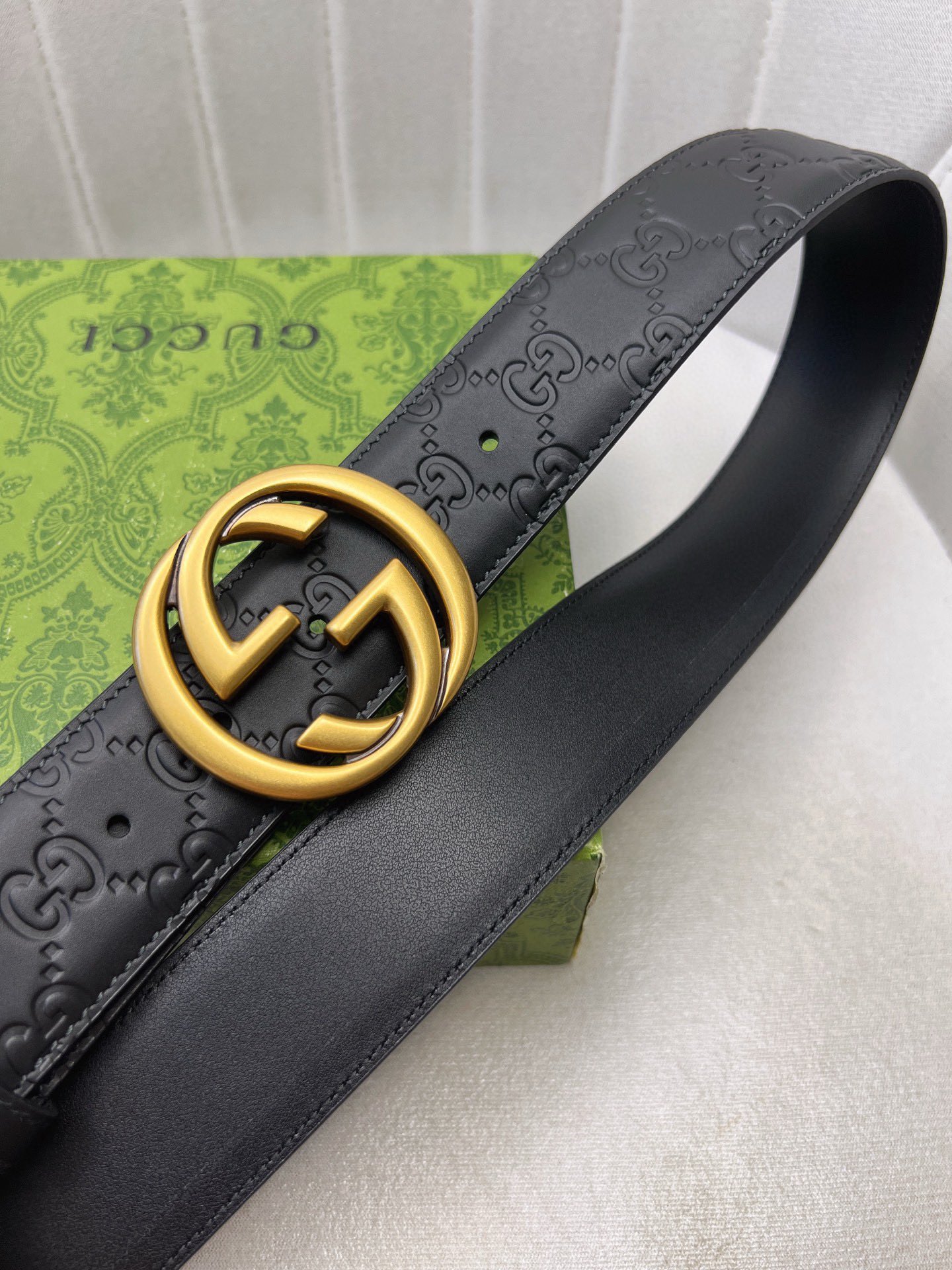 Gucci Leather Belt Top Grain Leather 13514