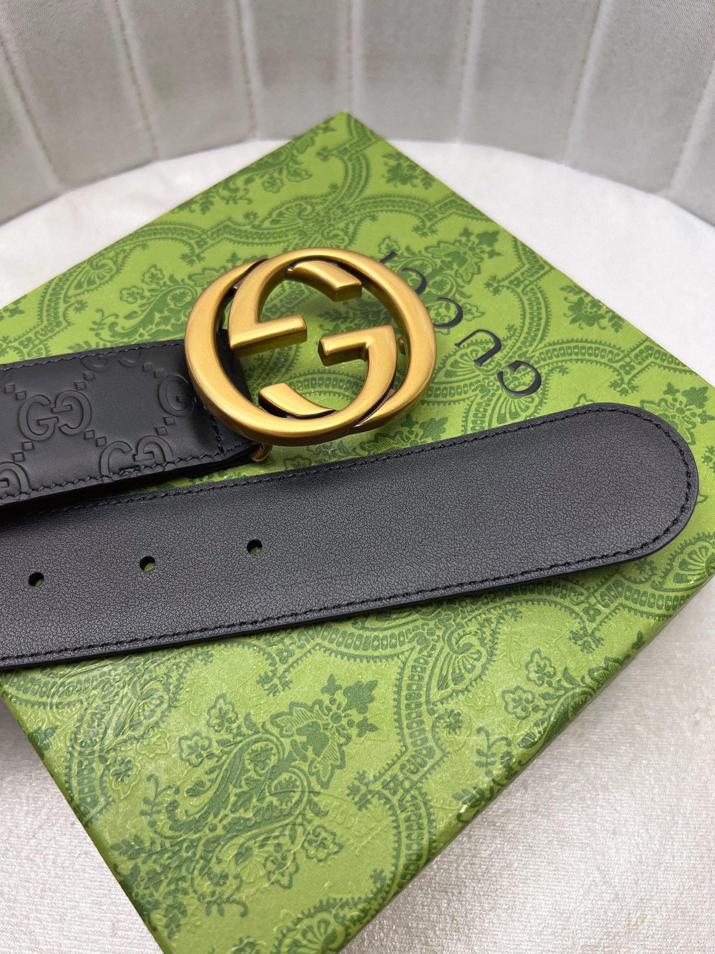 Gucci Leather Belt Top Grain Leather 13514