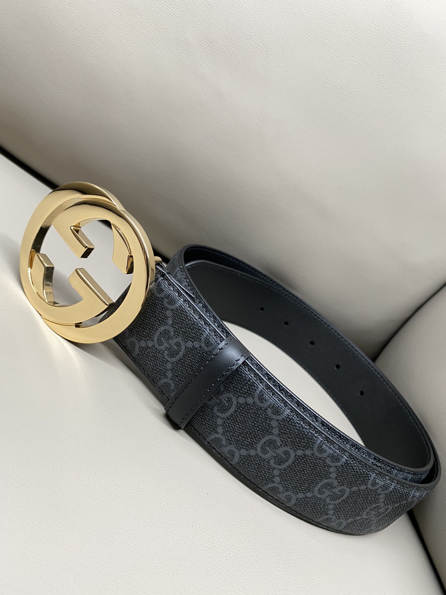 Gucci Male Canvas Belt Canvas S-m