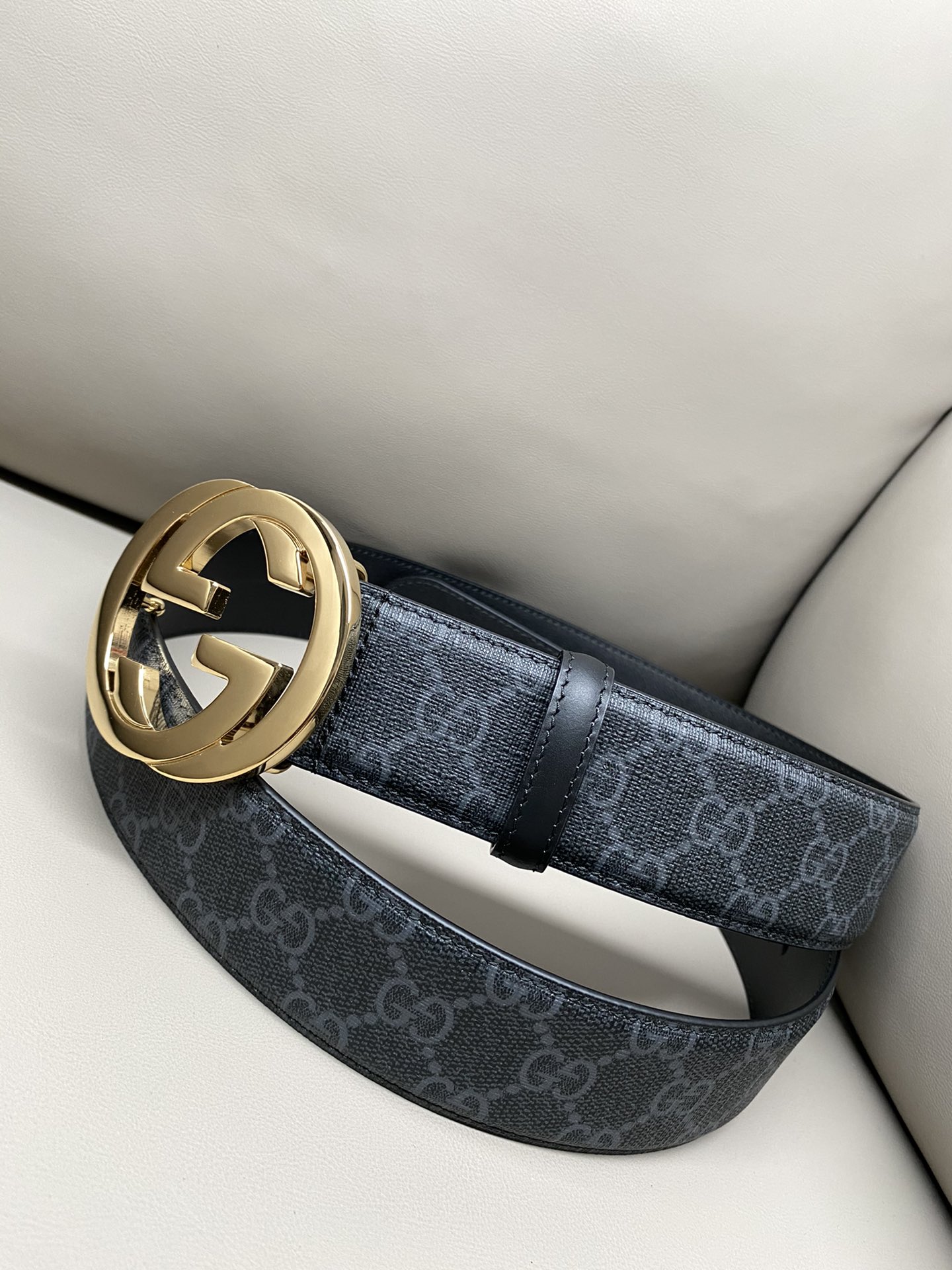 Gucci Male Canvas Belt Canvas S-m