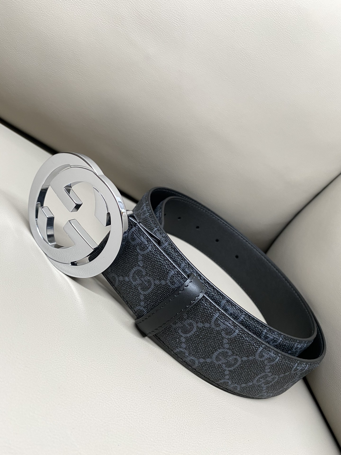 Gucci Male Canvas Belt Canvas S-m