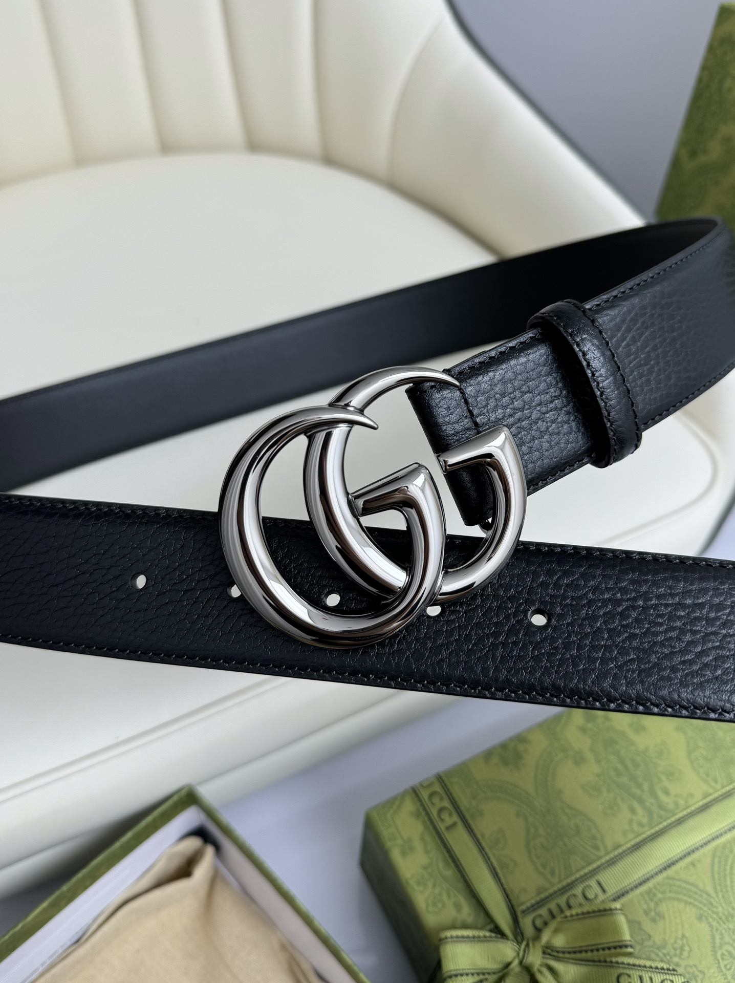 Gucci Male Basic Belt Cow Leather M