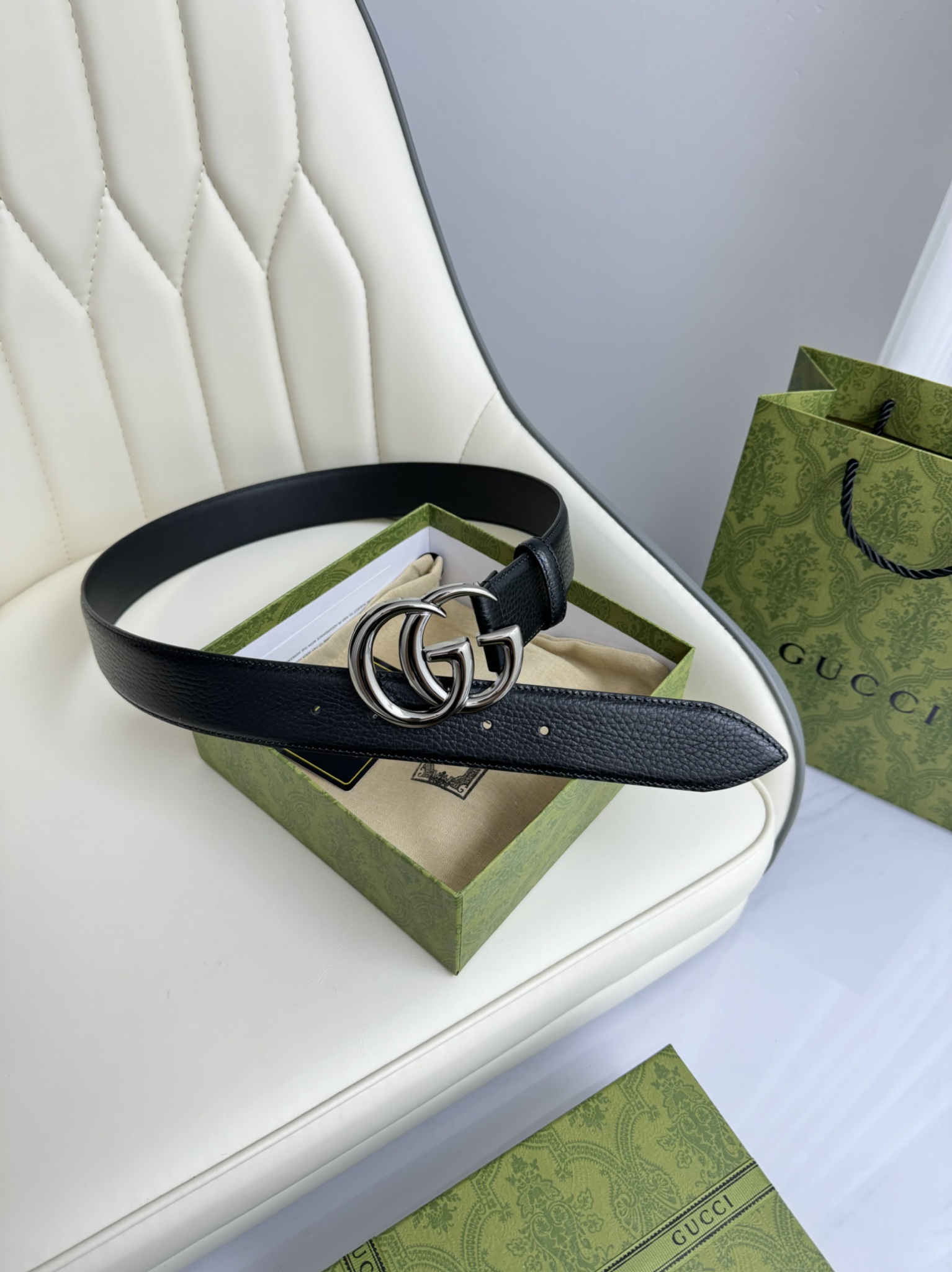 Gucci Male Basic Belt Cow Leather M