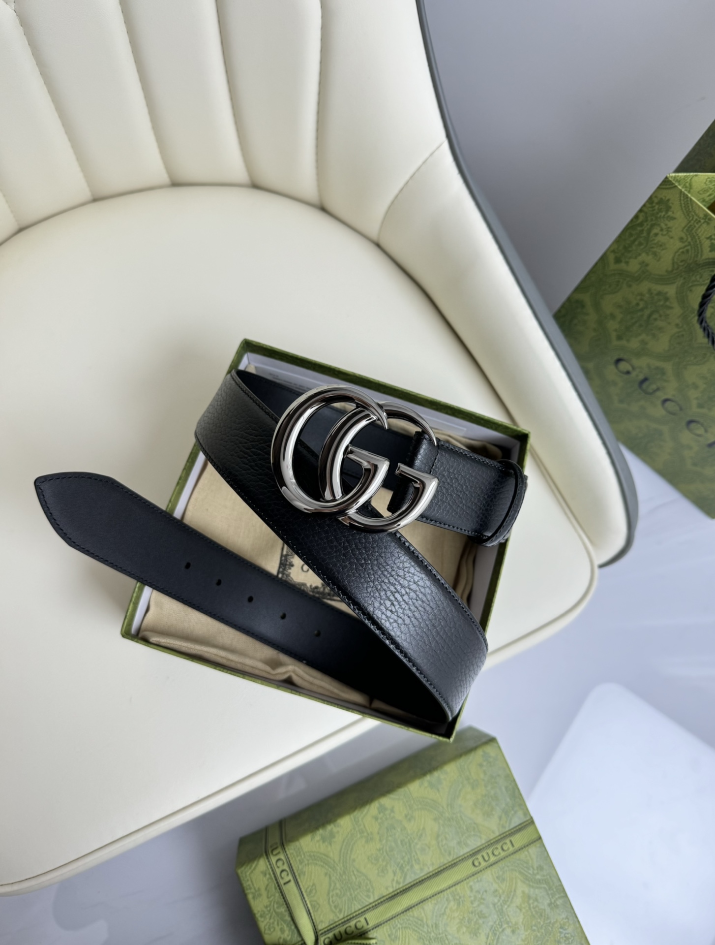 Gucci Male Basic Belt Cow Leather M