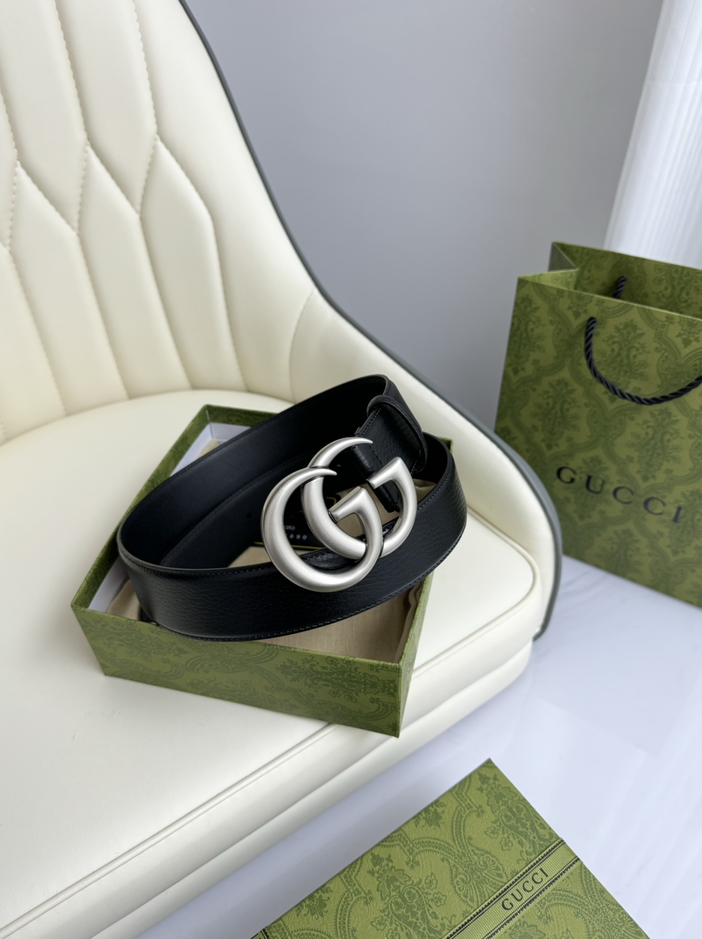 Gucci Male Basic Belt Cow Leather M