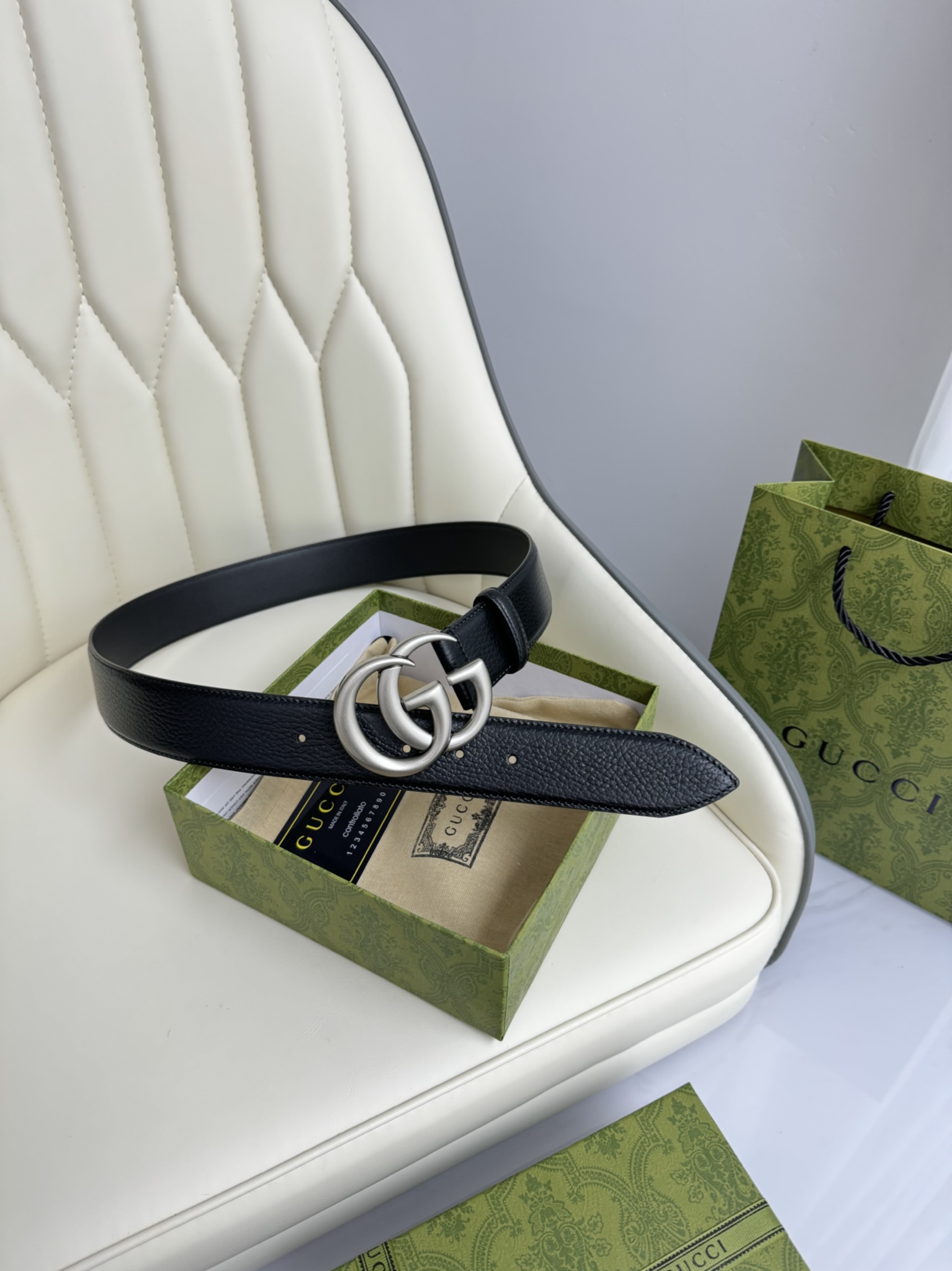 Gucci Male Basic Belt Cow Leather M