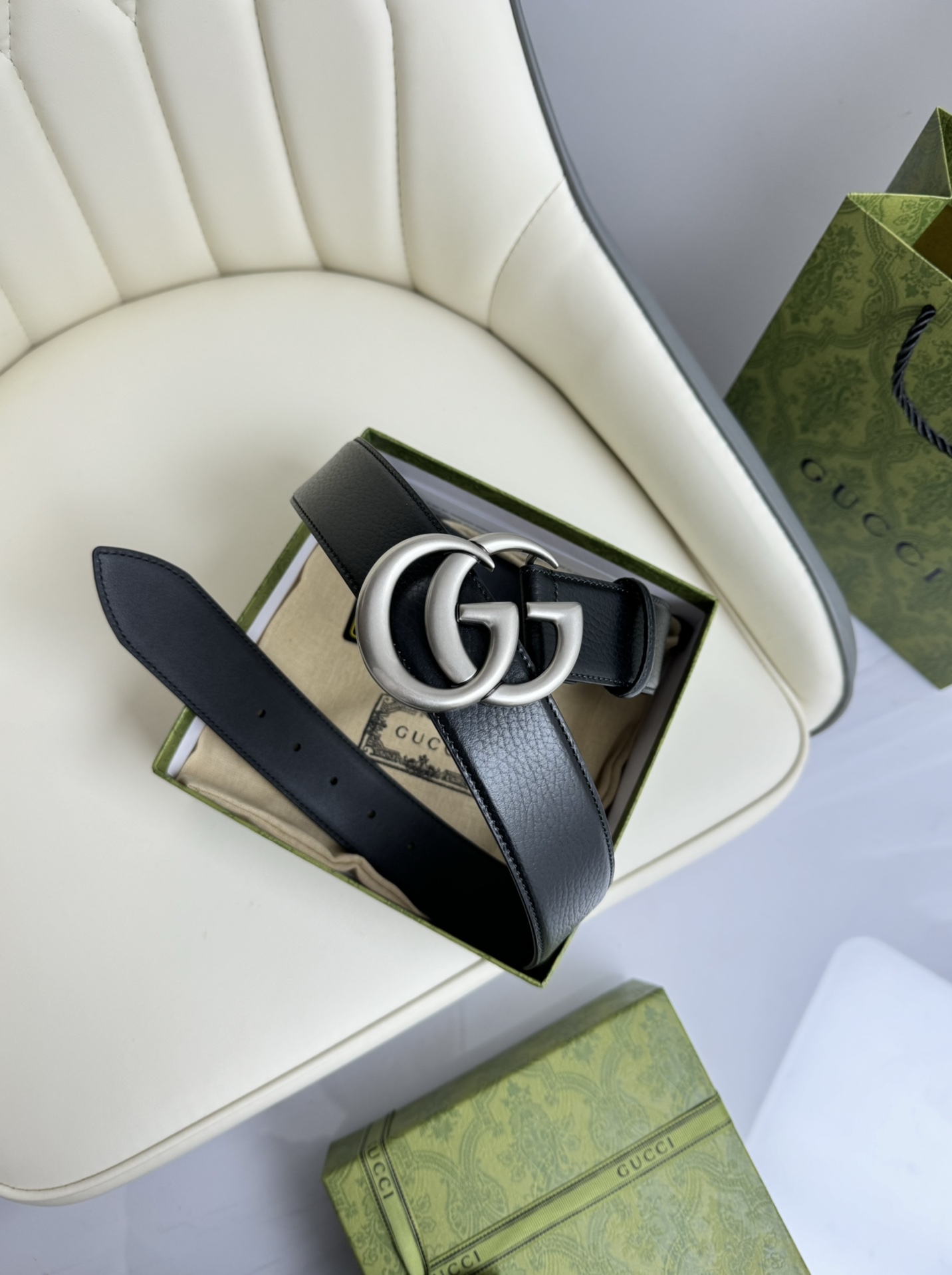 Gucci Male Basic Belt Cow Leather M